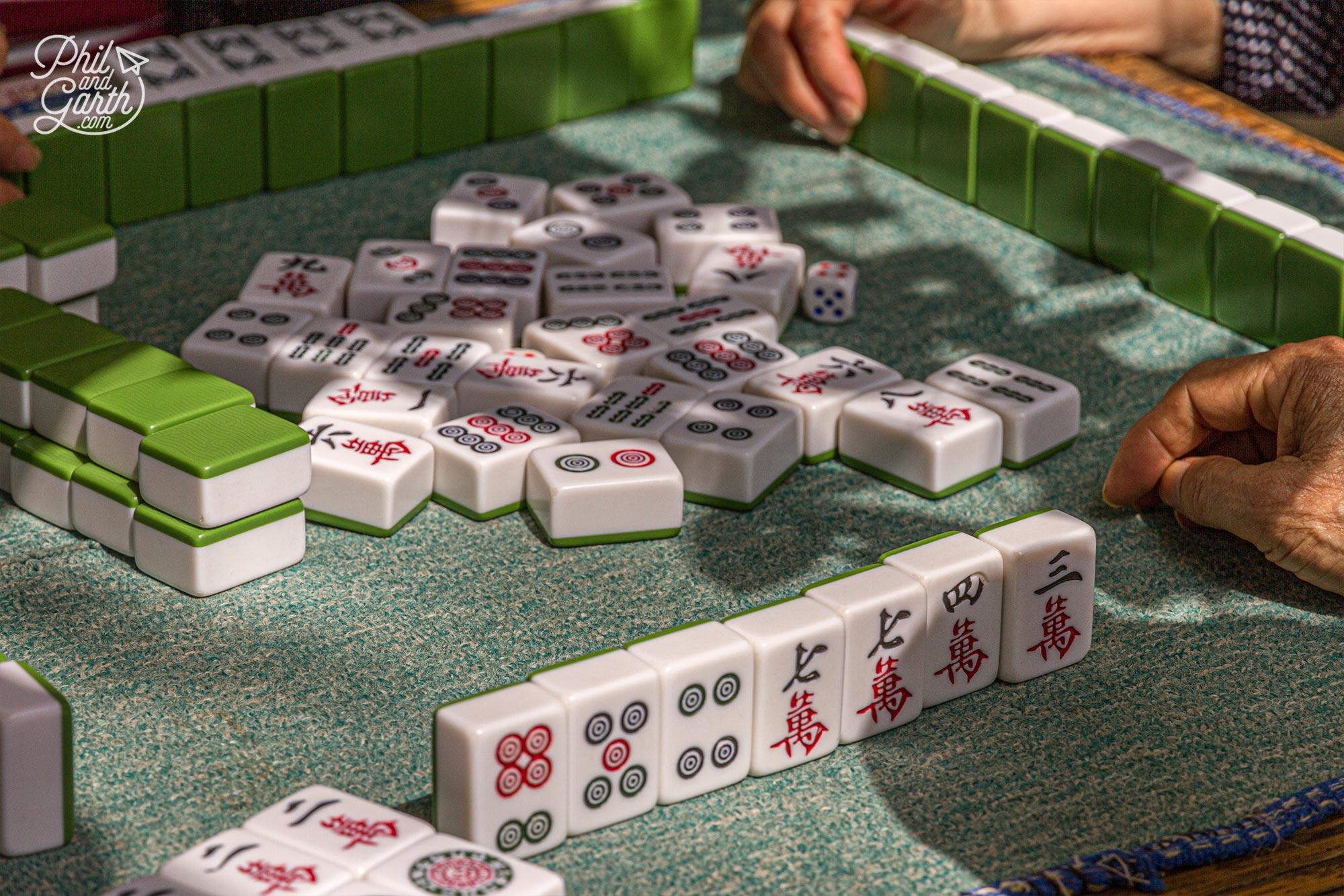 Mahjong is similar to rummy - the card game