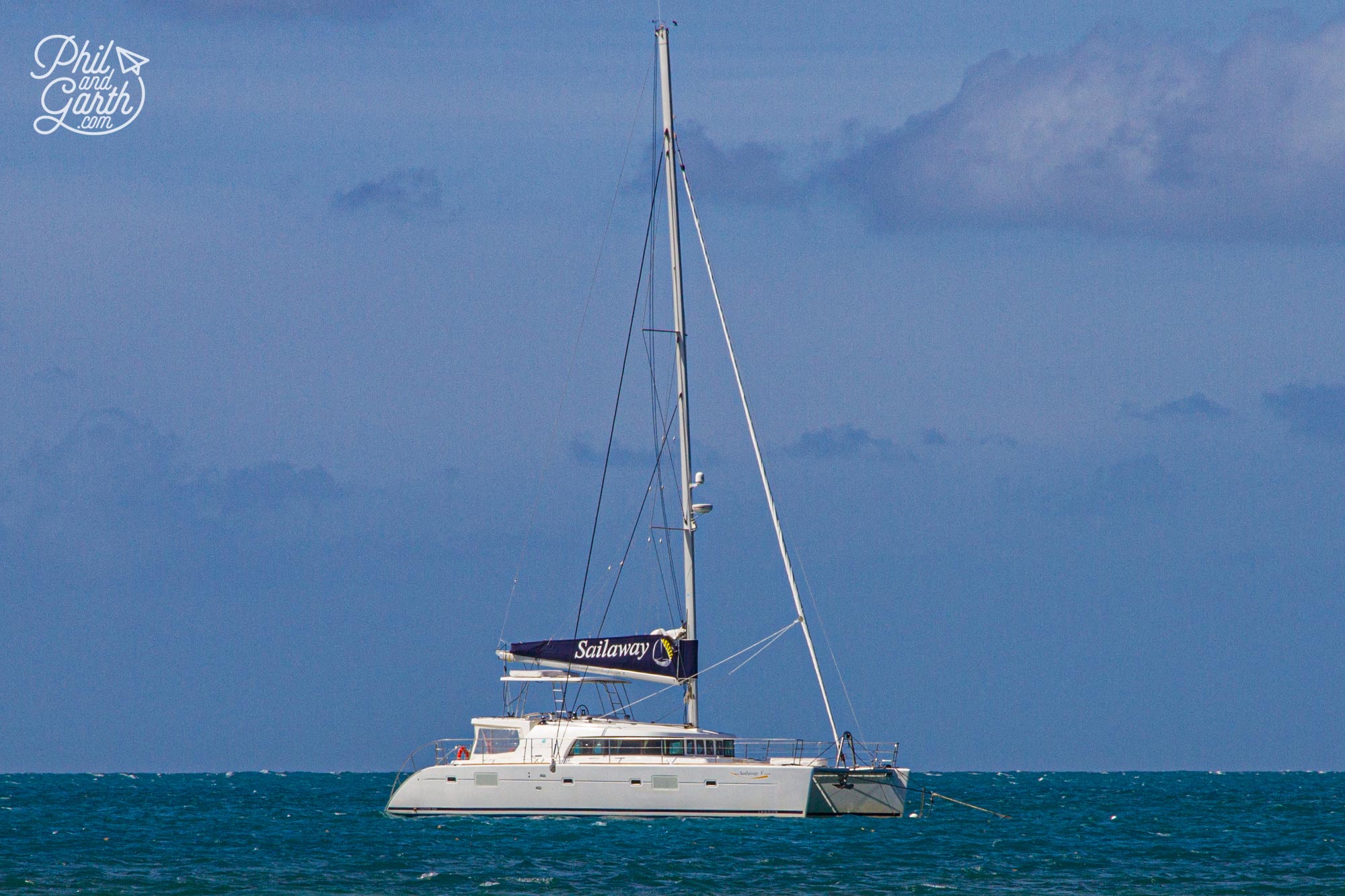 Our luxury catamaran sailing to the Low Isles