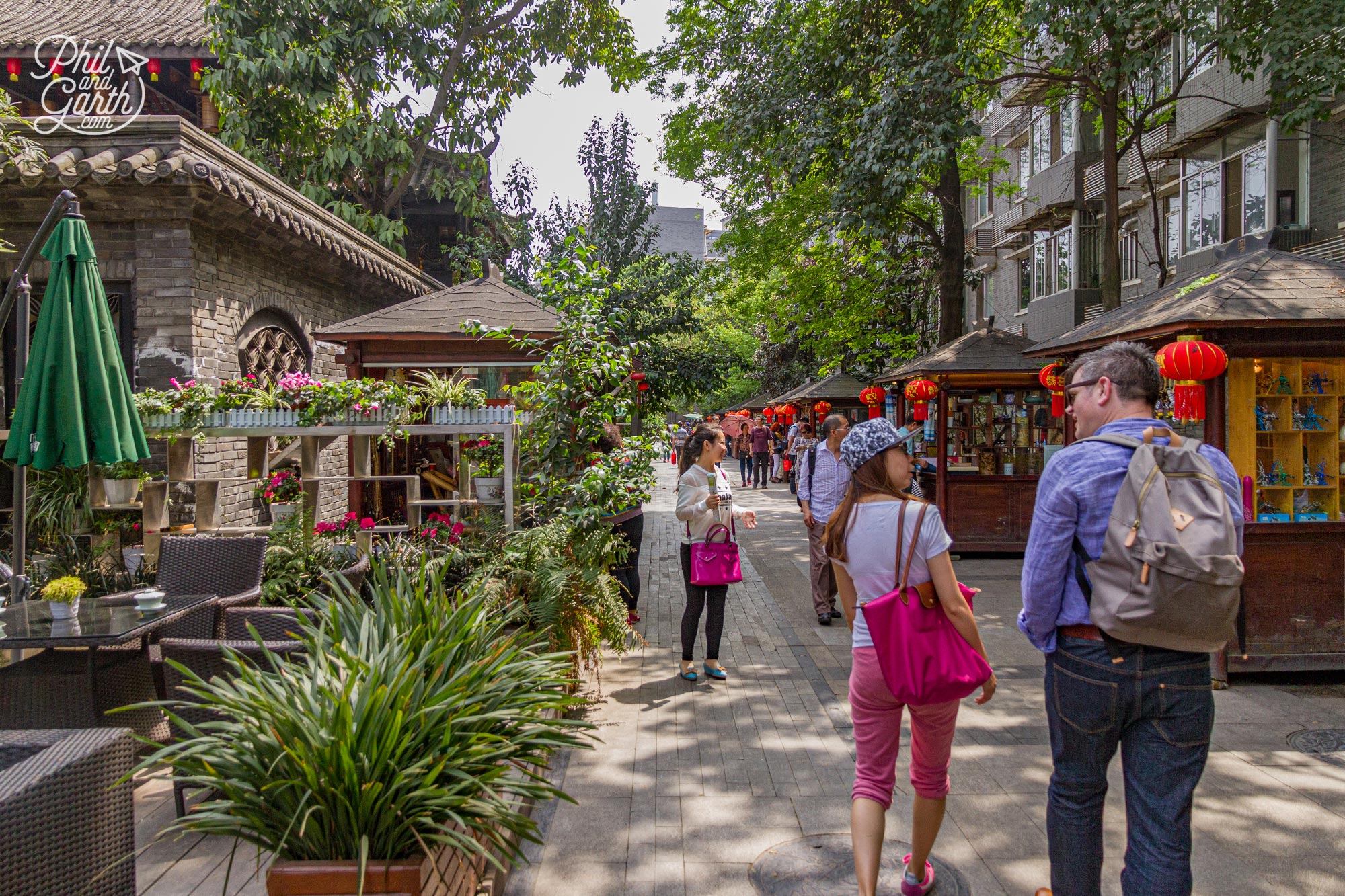 Phil chats to Cecilia about Chengdu's spicy food