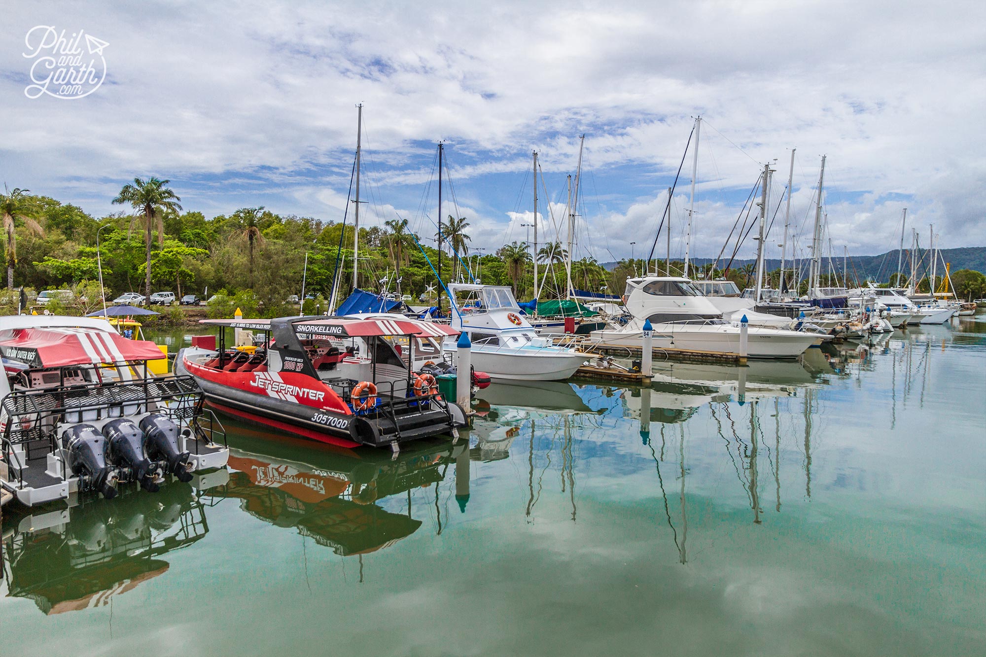 Port Douglas marina is the gateway to the Great Barrier Reef
