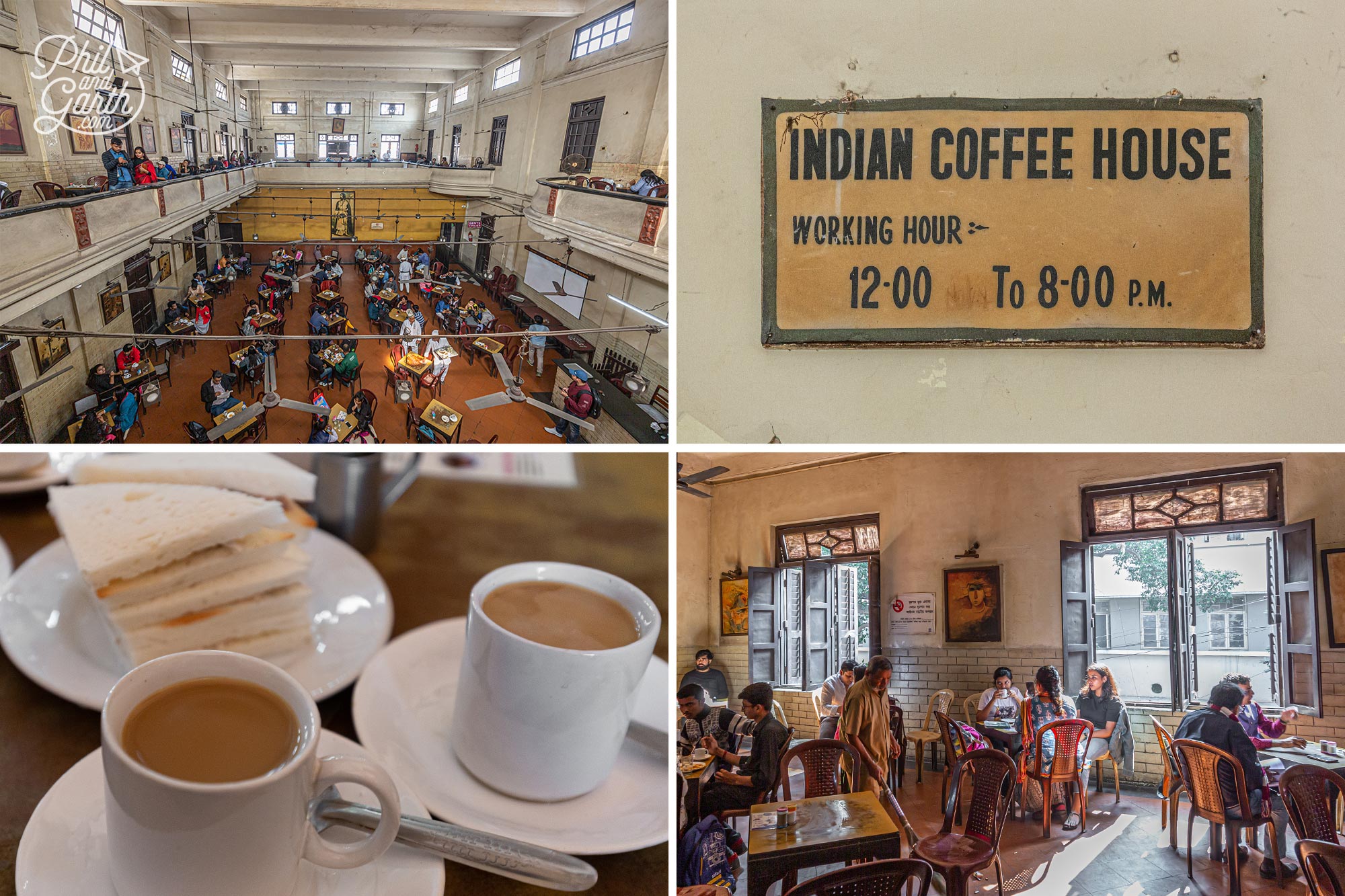 The historic Indian Coffee House housed in the former Royal Albert Hall