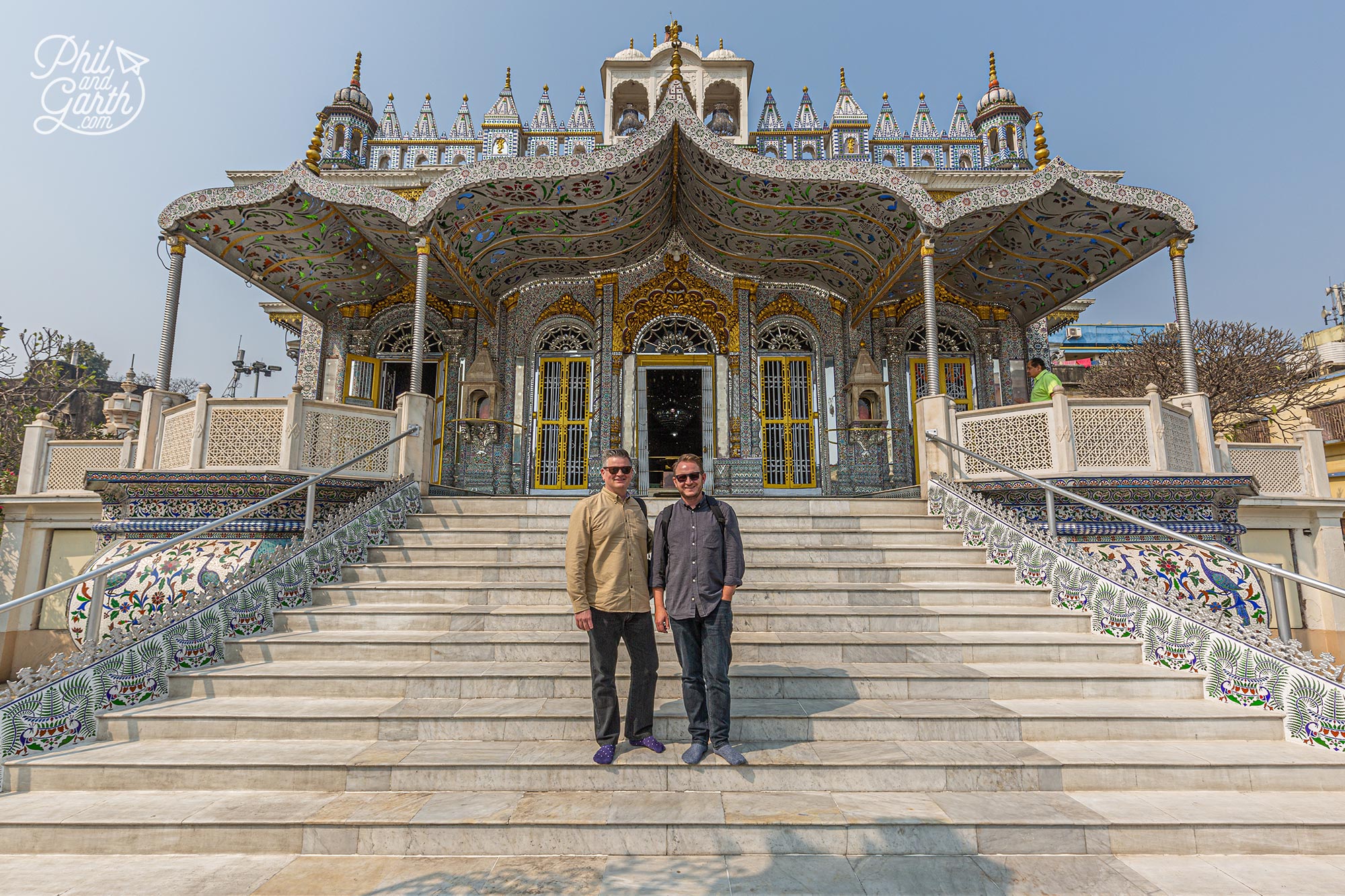 The highly ornate Pareshnath Jain Temple