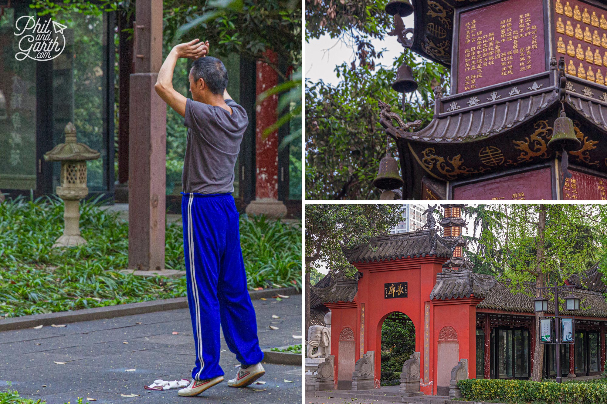 Traditionally people practice tai chi in the mornings