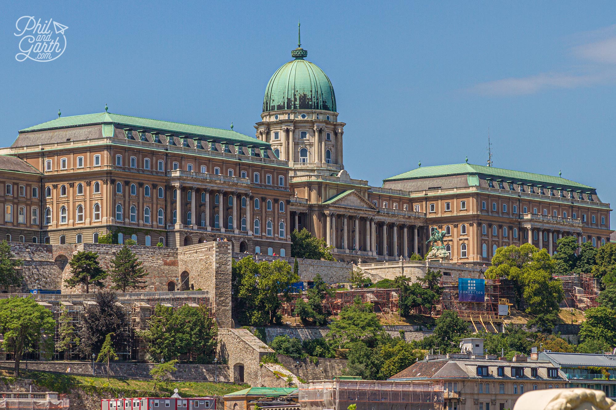 Buda Castle is a castle and palace complex that was home to the Hungarian Kings