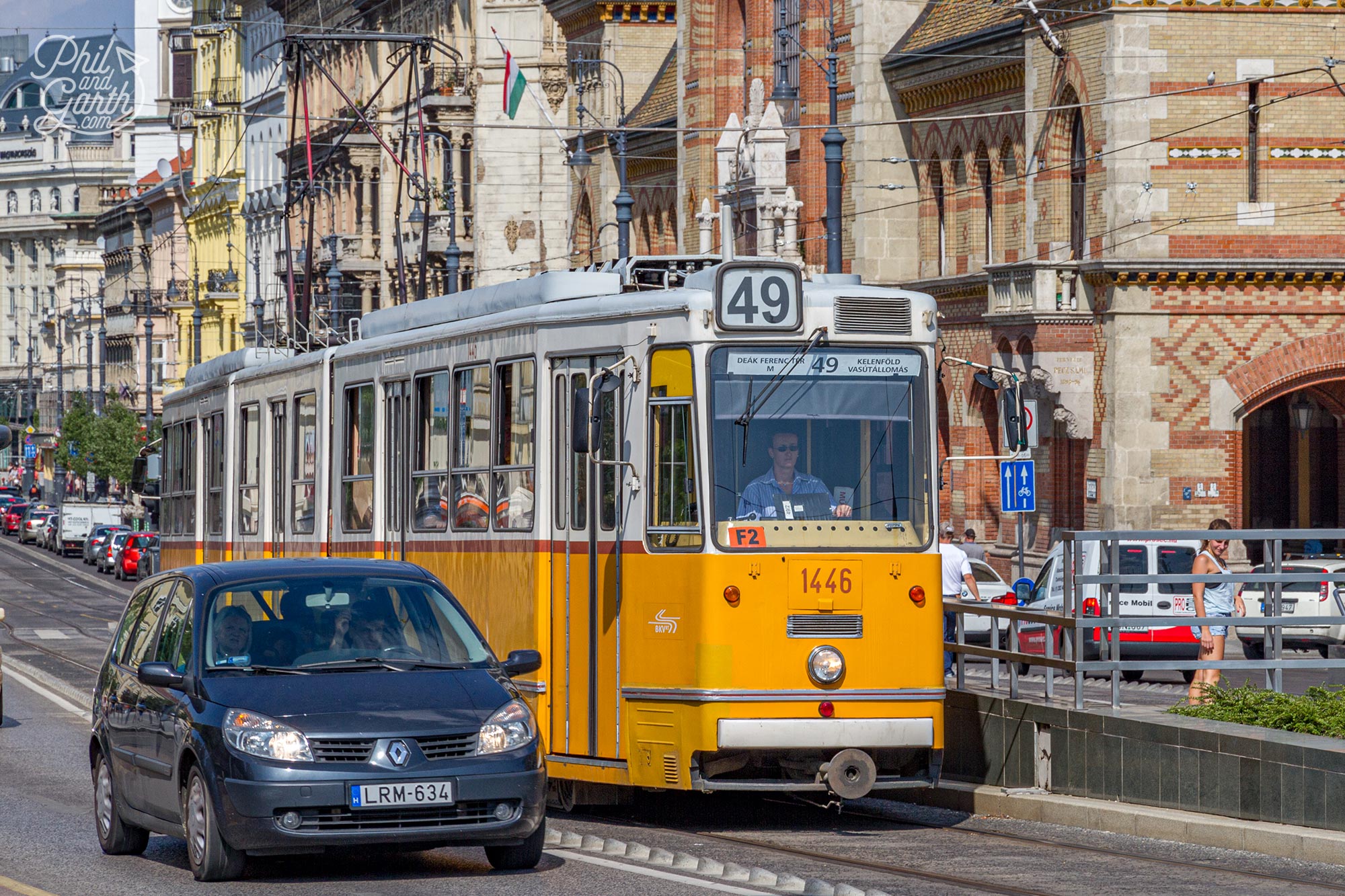 Budapest also has lots of trams to get around the city