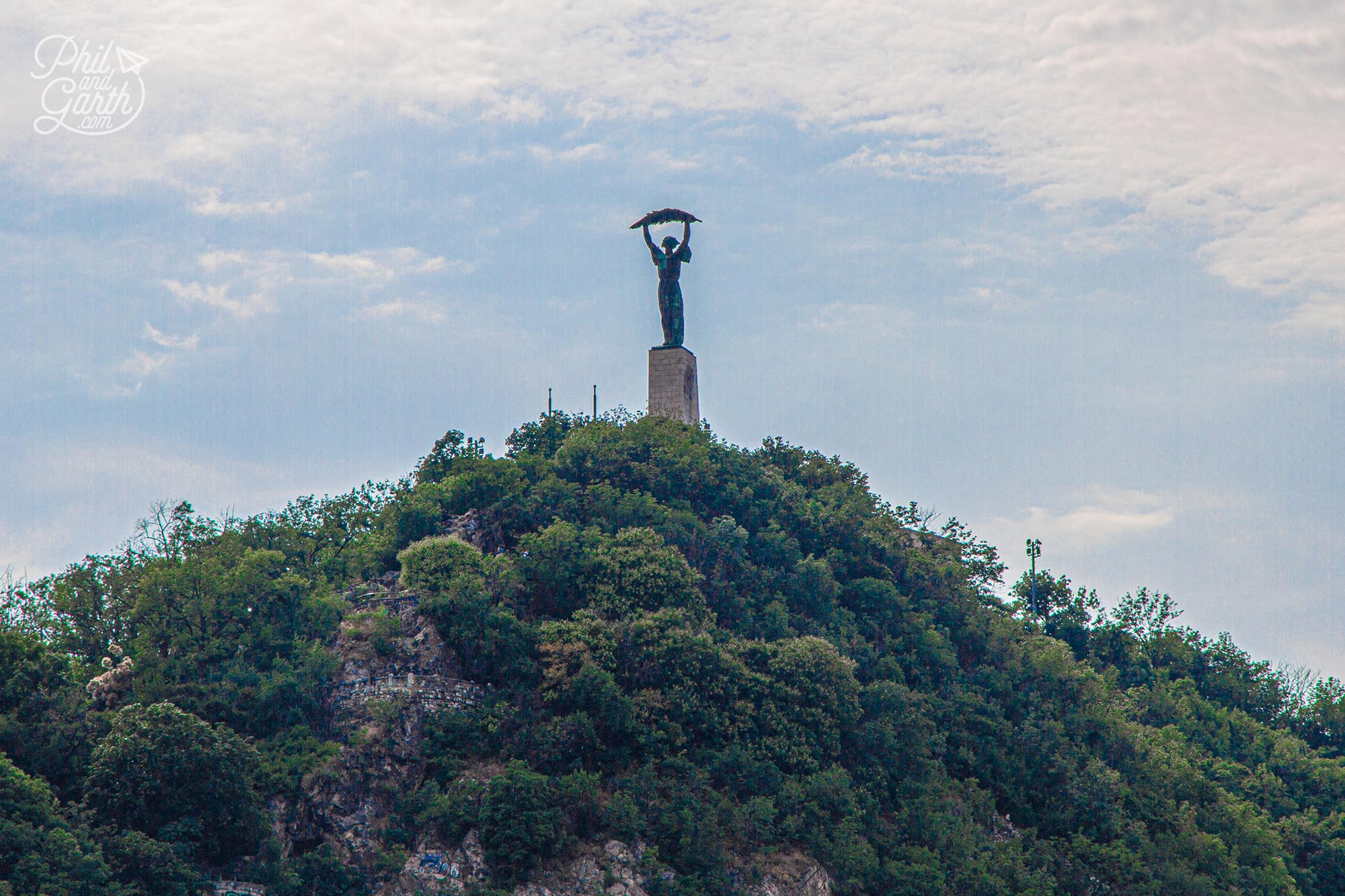 Budapest's 'Statue of Liberty' stands up high on Gellert Hill - Budapest In 2 Days 