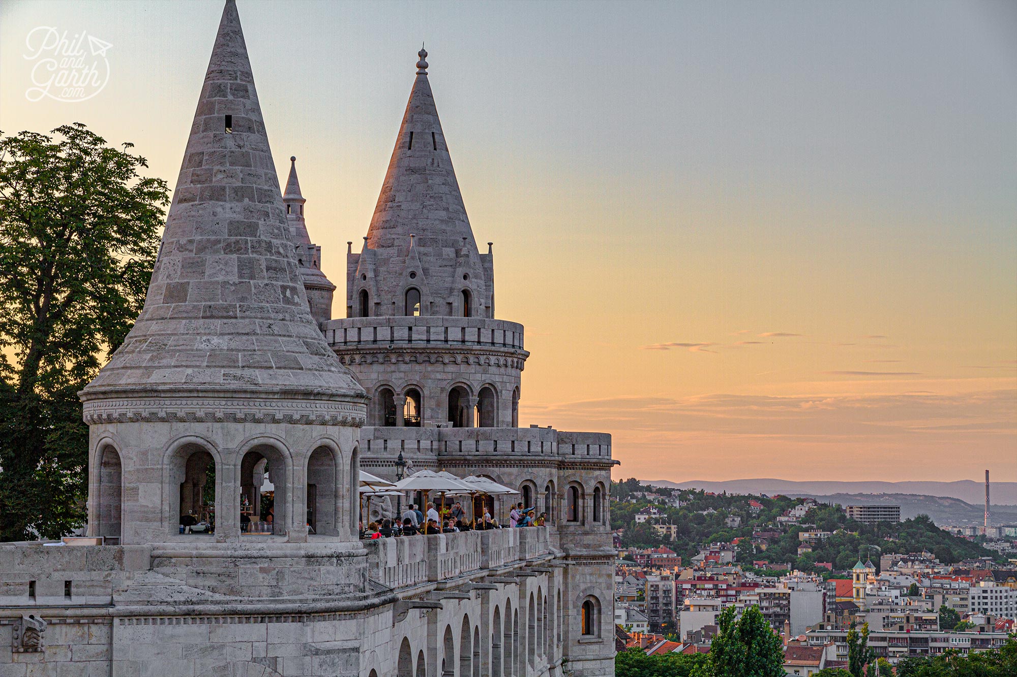 The 7 fairytale towers represent the 7 Magyar chieftains who founded the country in 895