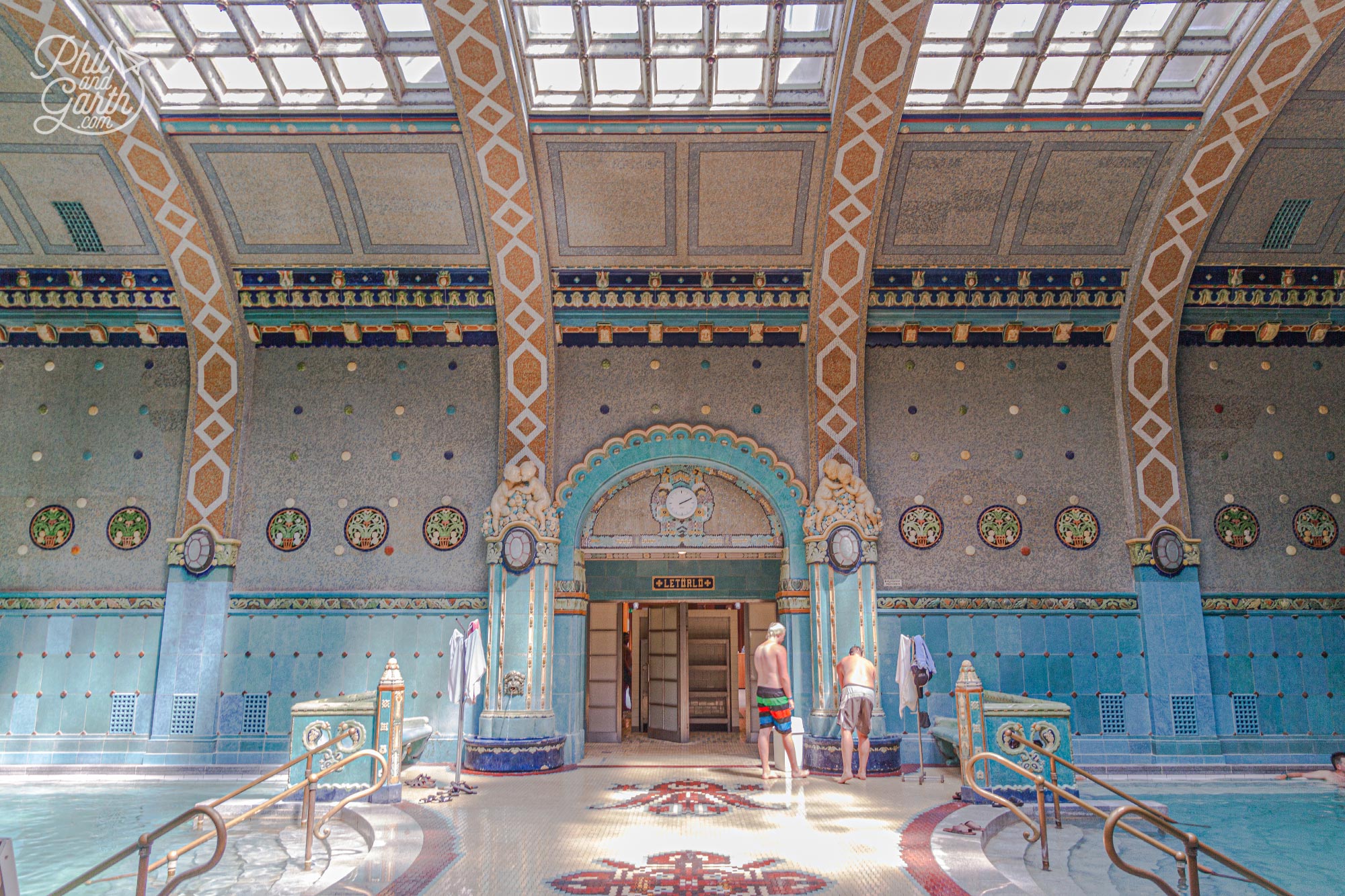 The Gellért Baths was built between 1912 to 1918