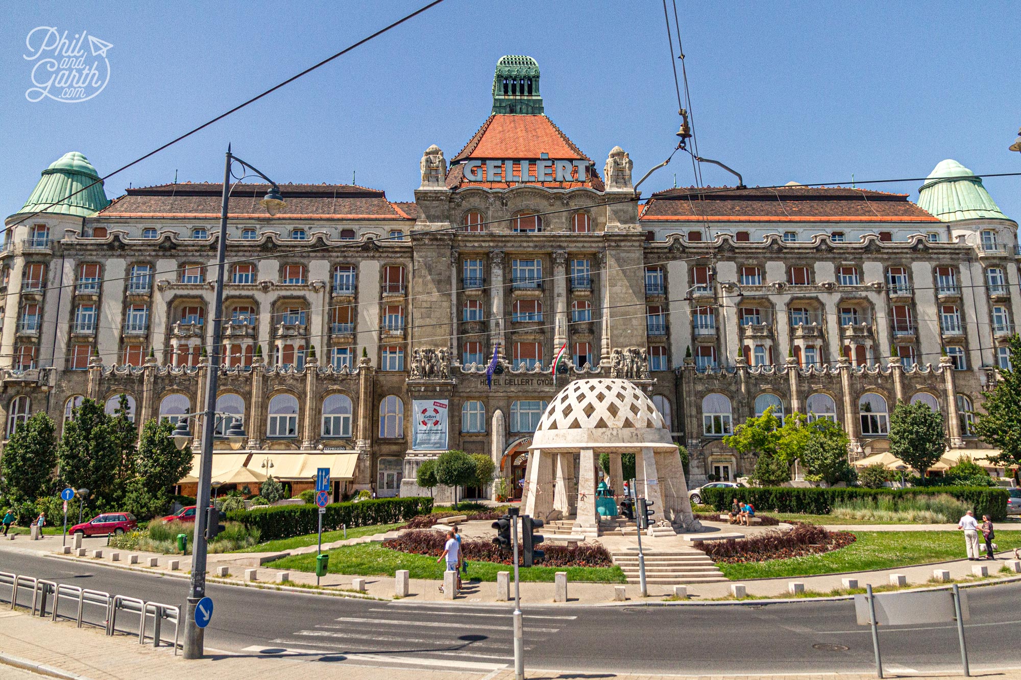 The Gellért Thermal Bath is located inside the famous Hotel Gellért - part of our Budapest in 2 days itinerary