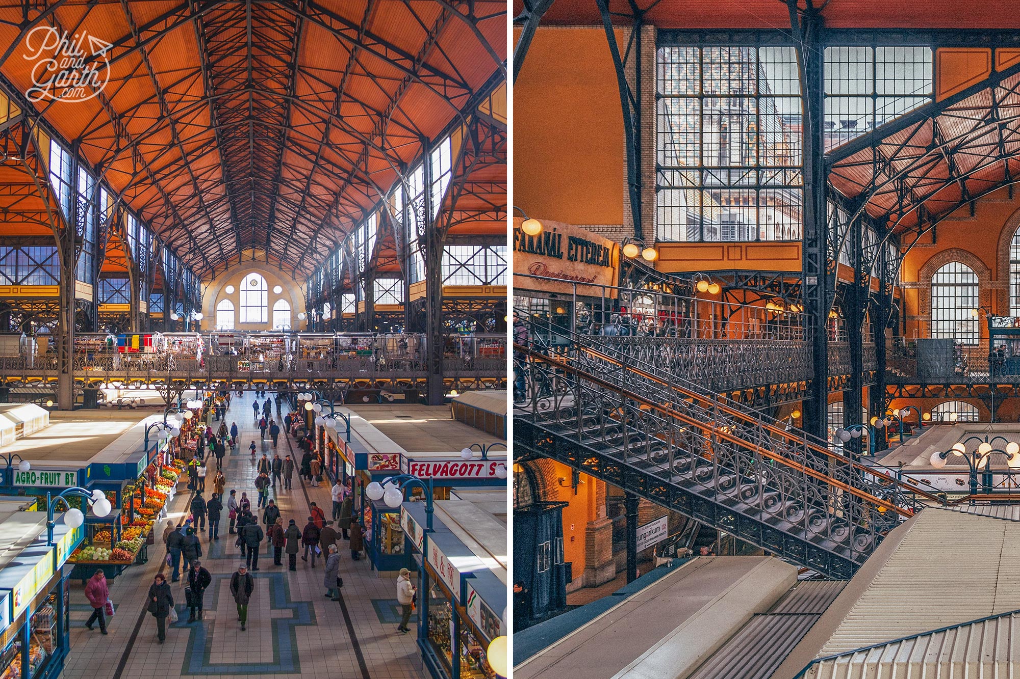 Budapest two days - The Great Market Hall is a perfect place to stop for lunch