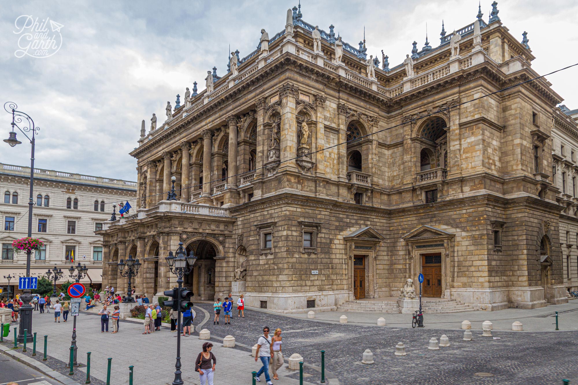 The Hungarian State Opera House on the classy Andrássy Avenue