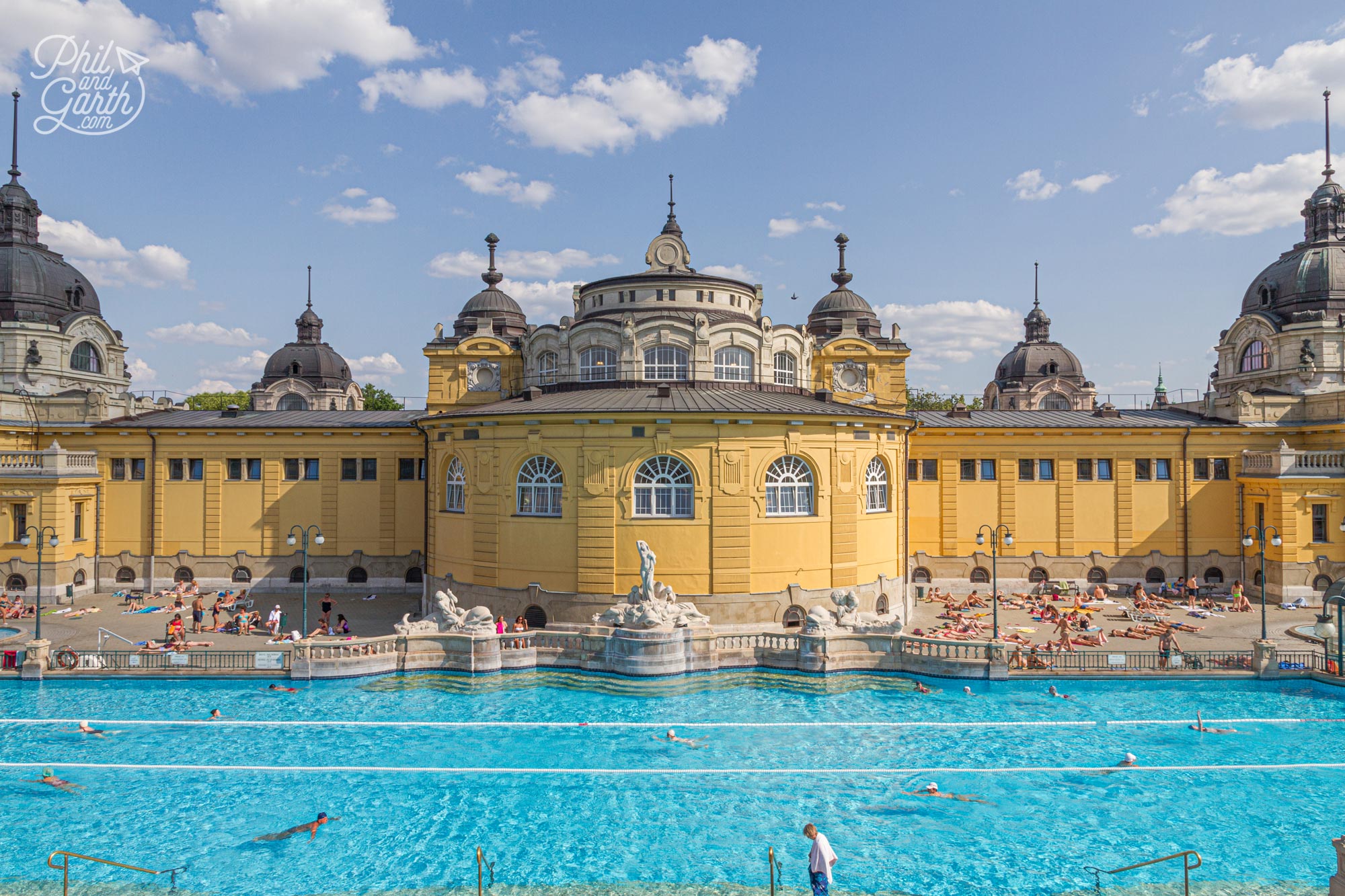 The Széchenyi Baths is a must do whilst you spend 2 days in Budapest