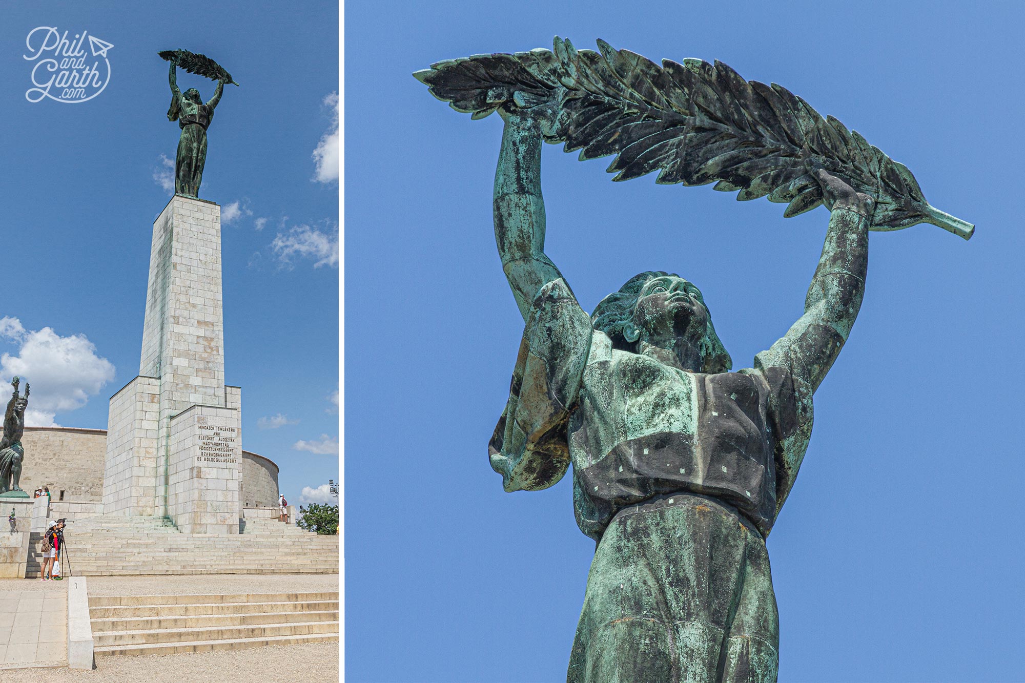 The old communist Liberation Monument became Liberty Statue