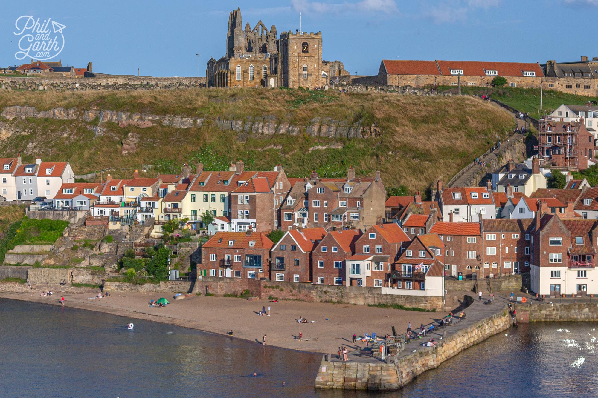 At the far end of Whitby harbour is a small beach called Tate Hill Beach