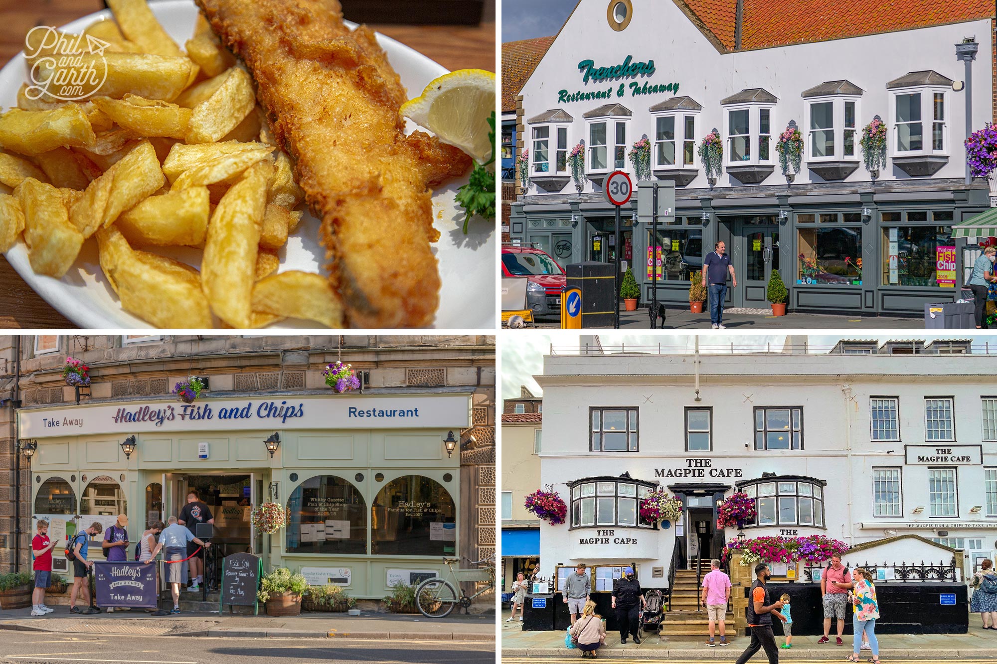 These are the top 3 restaurants for fish and chips in Whitby