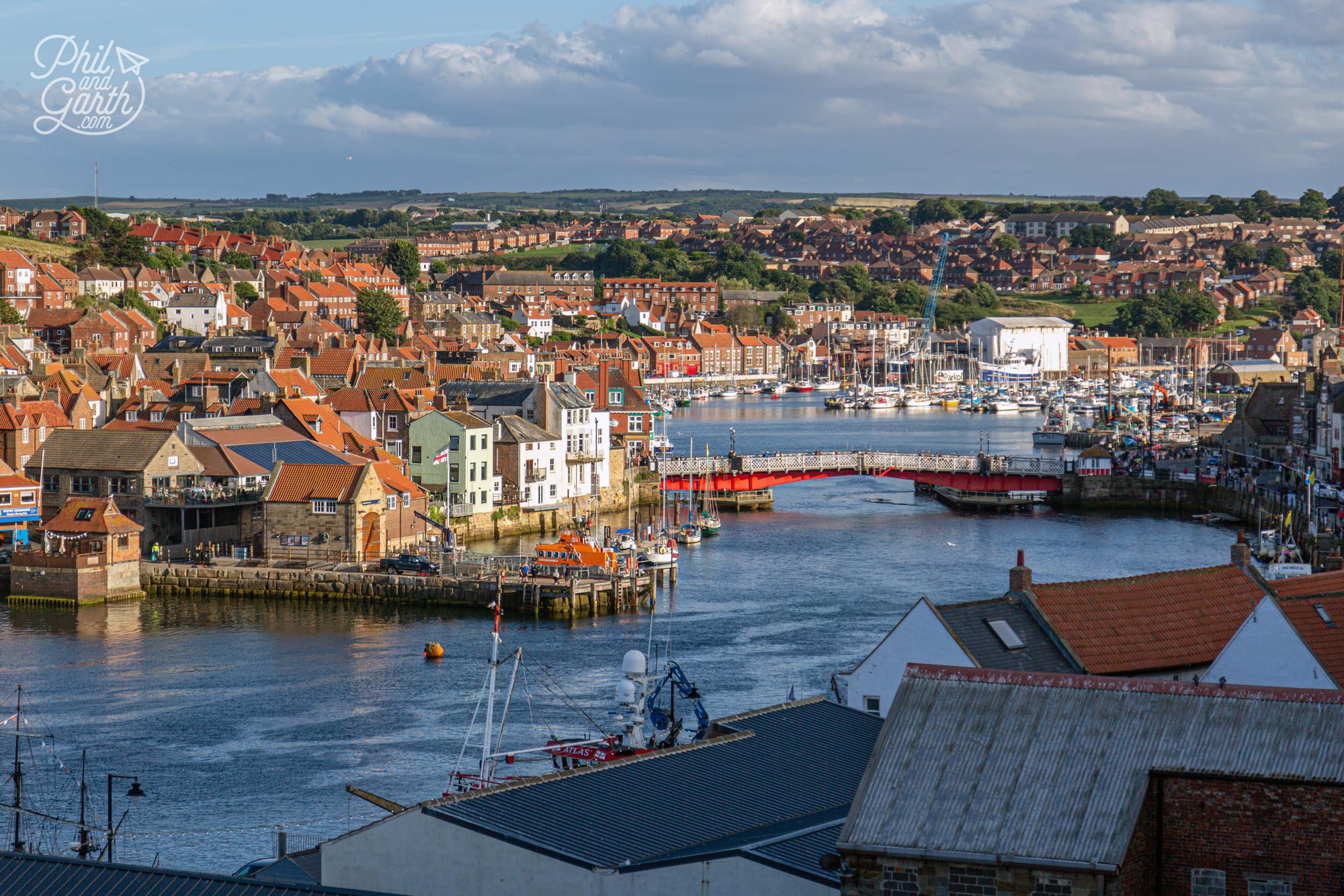 Whitby is located in North Yorkshire at the mouth of the River Esk on the North Sea