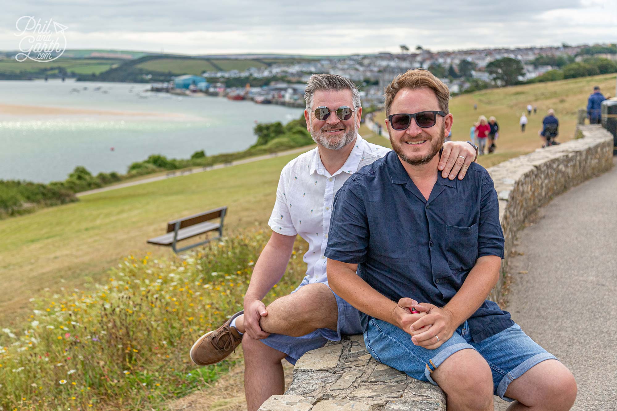 Enjoying the views of Padstow and its beaches