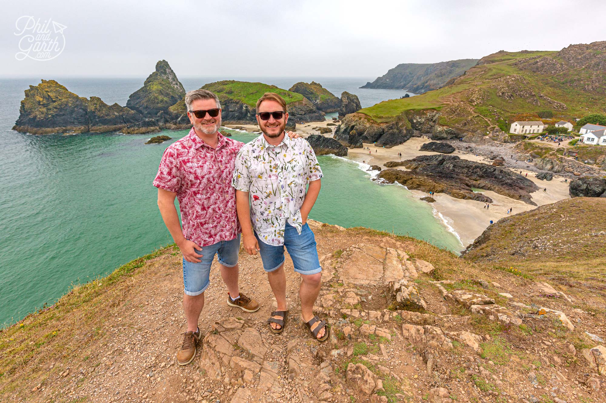 Kynance Cove on the Lizard peninsula is famous for its turquoise waters and rocky stacks