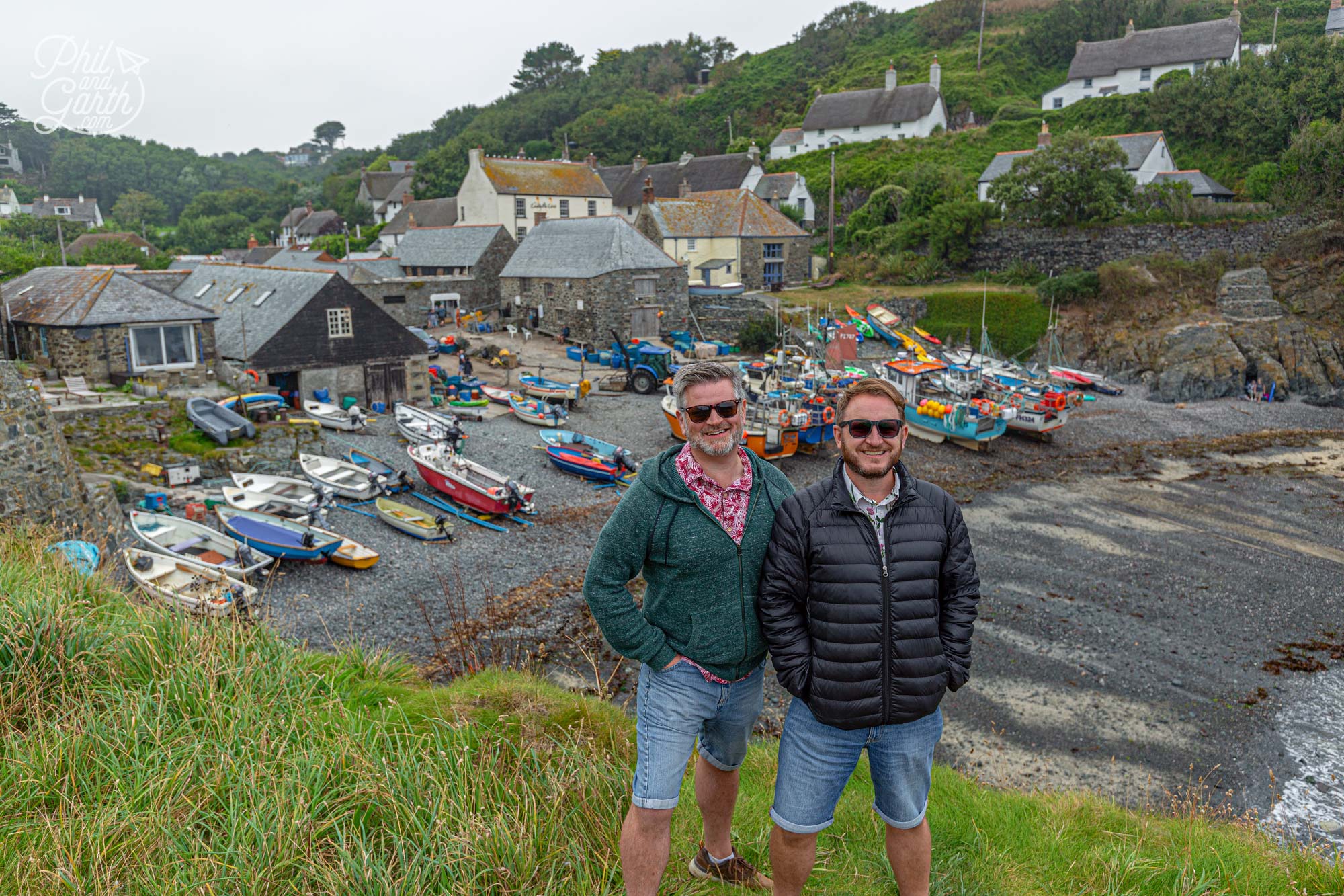 Picturesque Cadgwith Cove on the southerly point of Cornwall