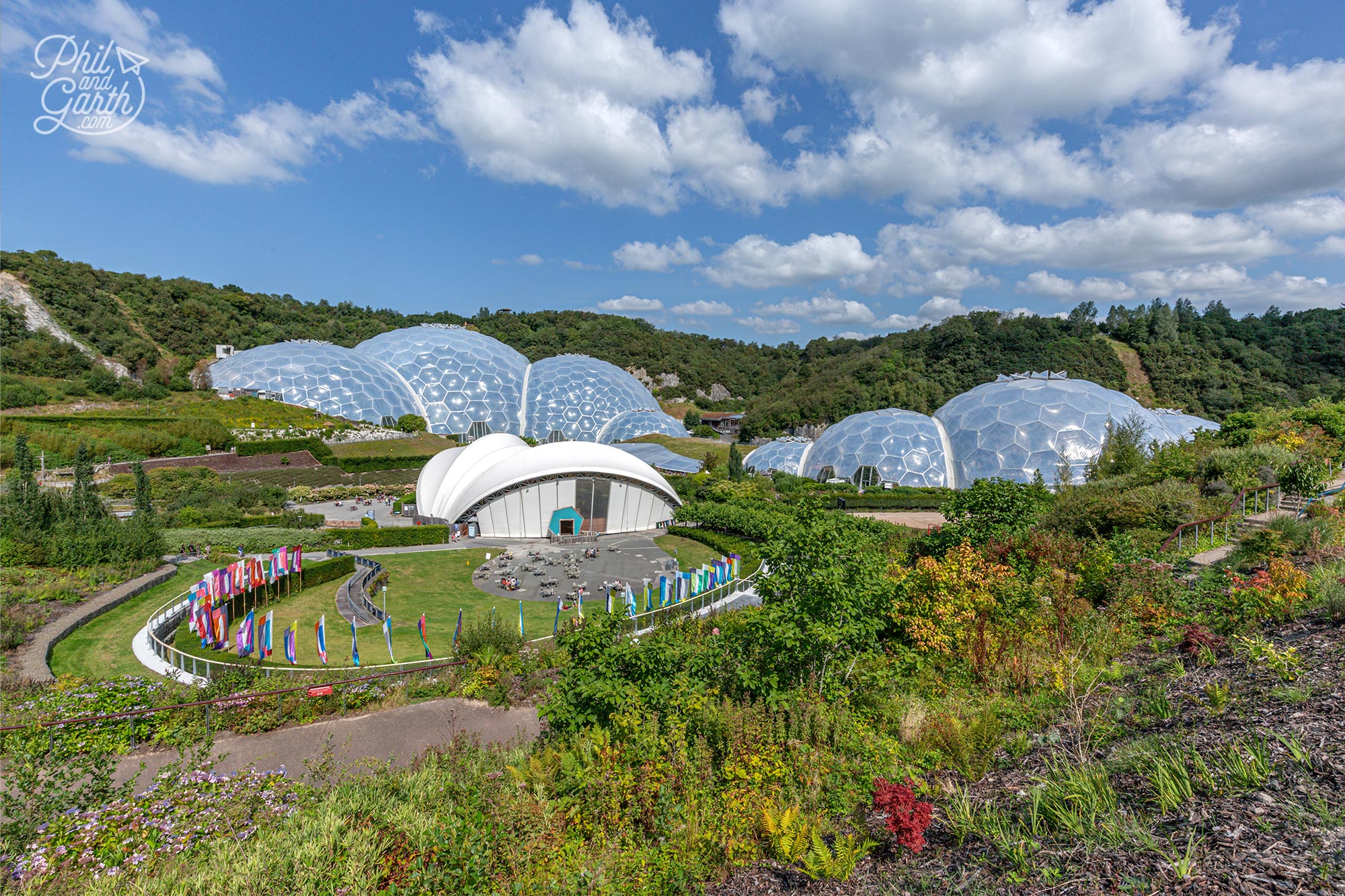 The Eden Project is a showcase for global bio diversity and sustainability