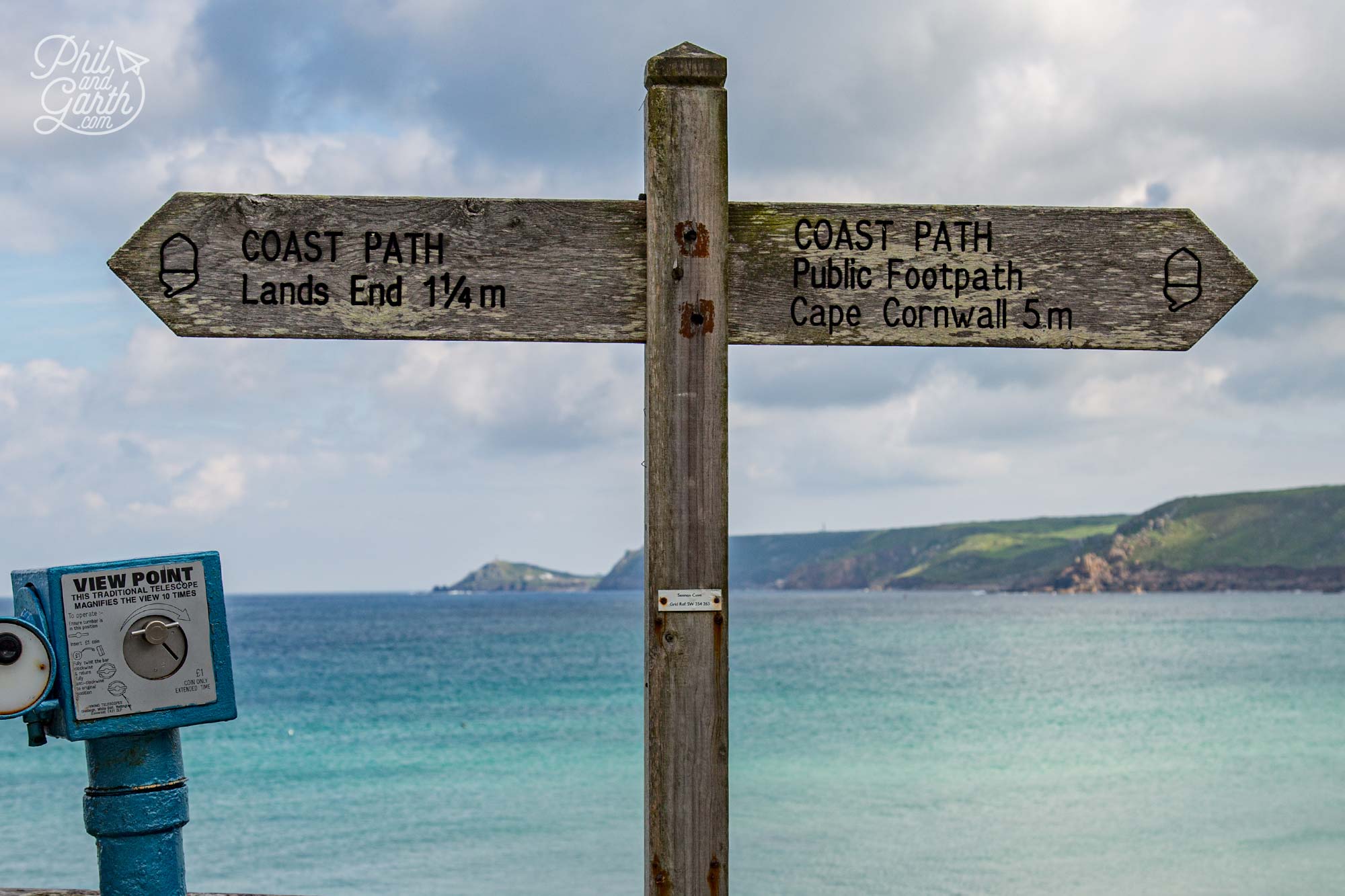 We walked the Coast Path from Sennen Cove to Land's End