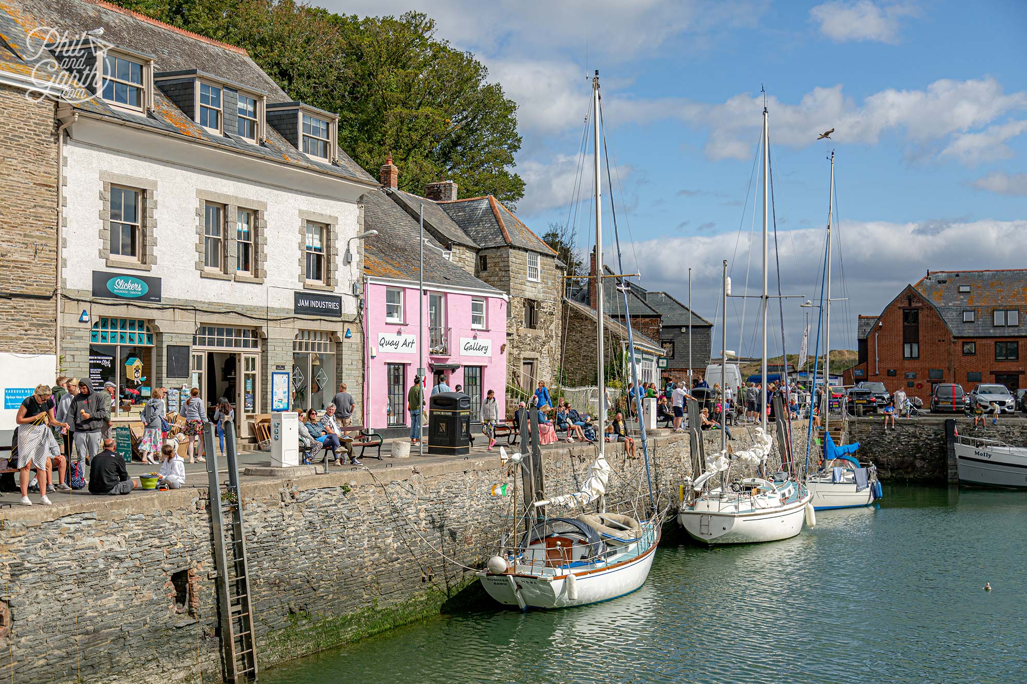 Padstow's small harbour town is a delight to wander around