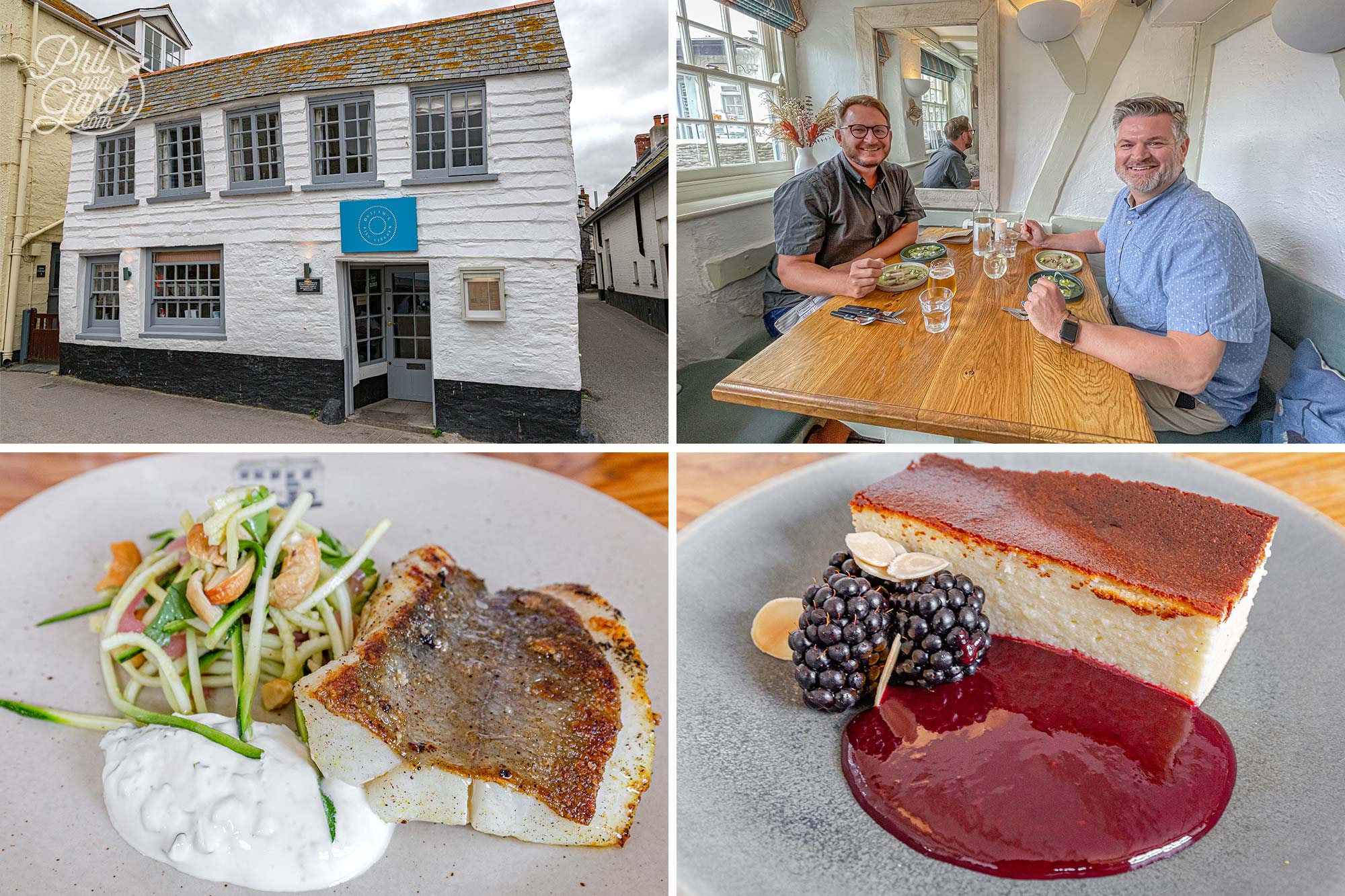Port Issac is a foodie destination - we booked Outlaw’s Fish Kitchen for a delicious lunch