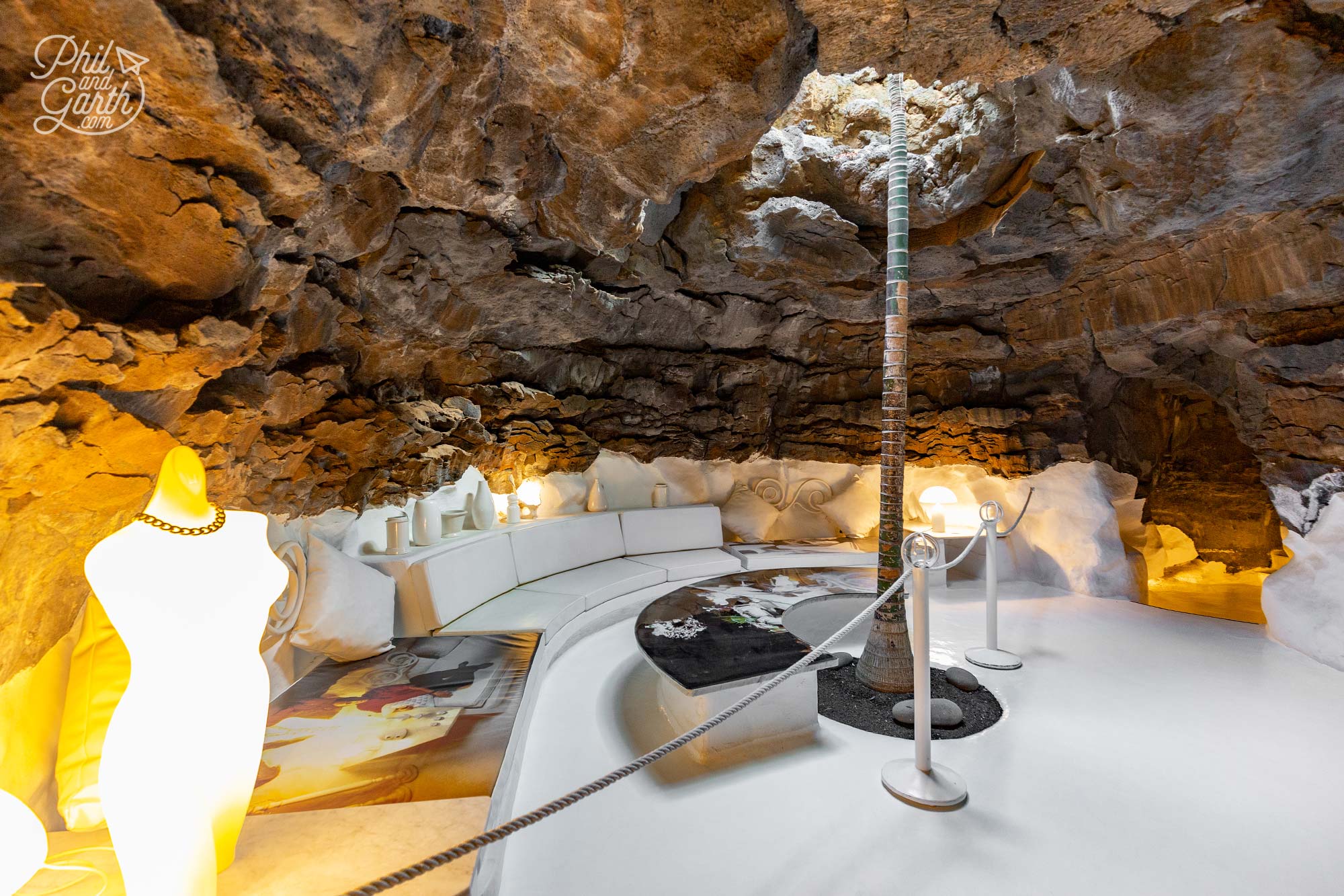 Inside César Manrique’s 'volcano' home - This is the main parlour entertaining space