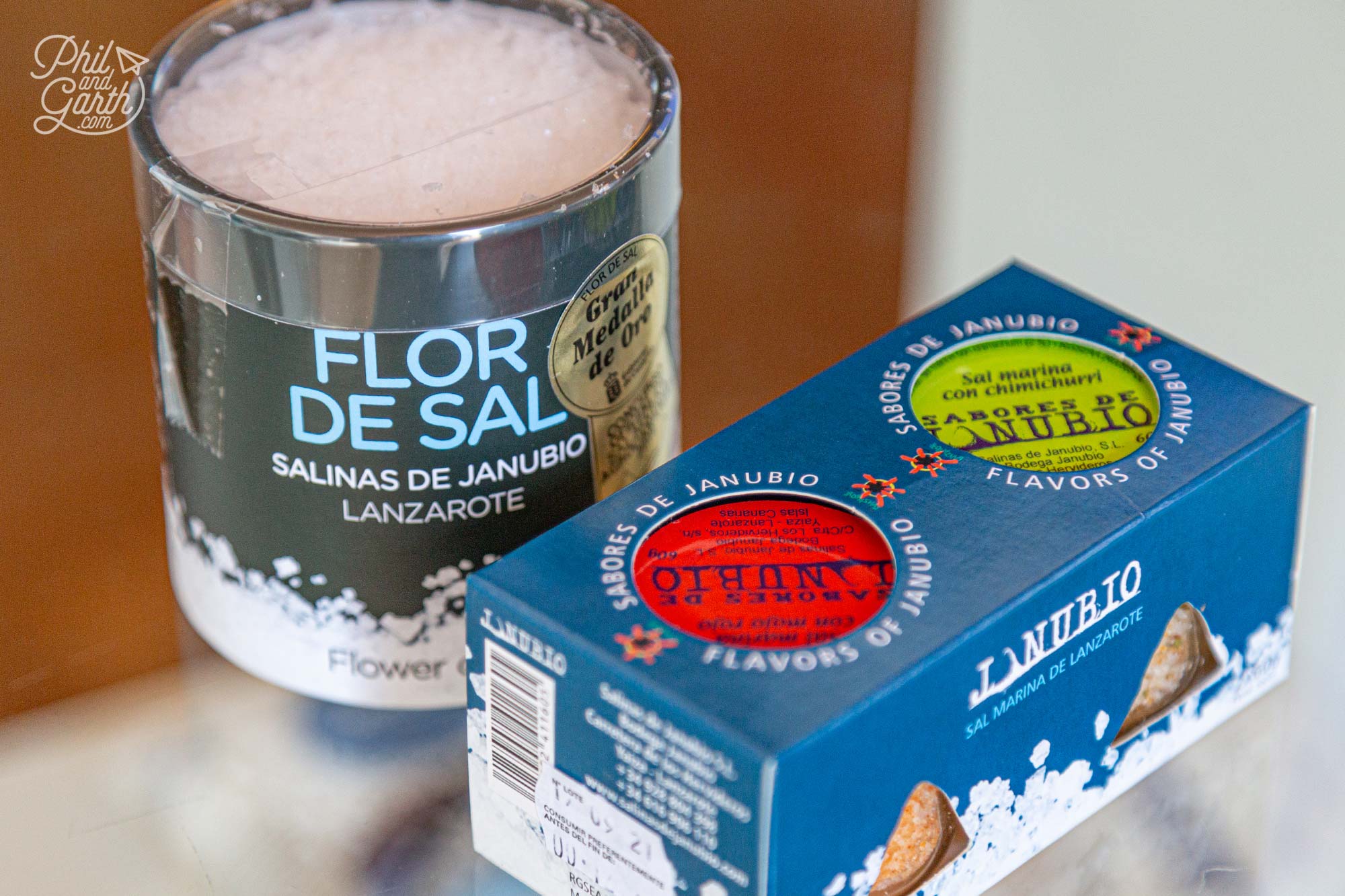 Jars of salt make a perfect useful souvenir to take home from Lanzarote