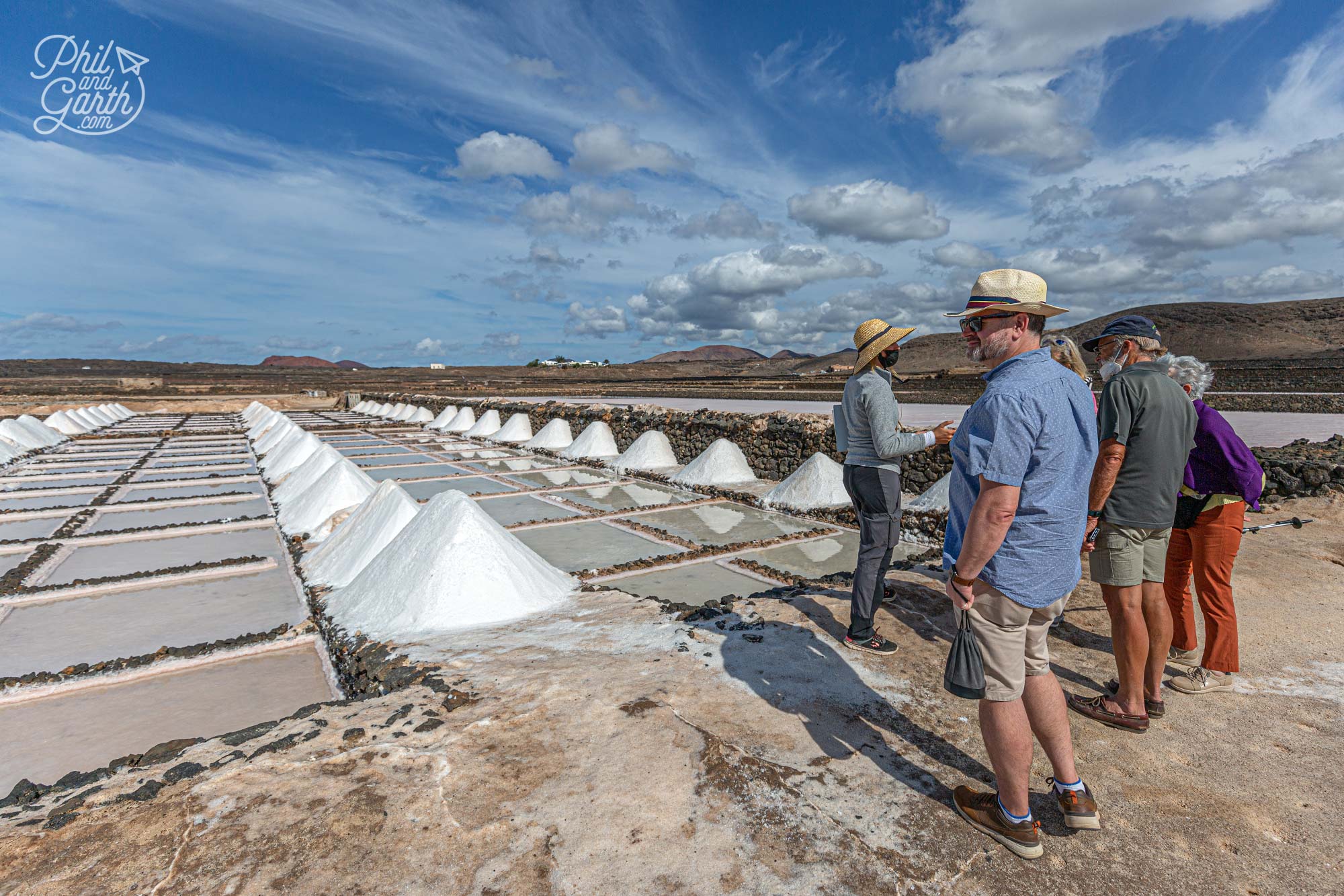 We took a small group guided tour of the Janubio Salt Flats Lanzarote