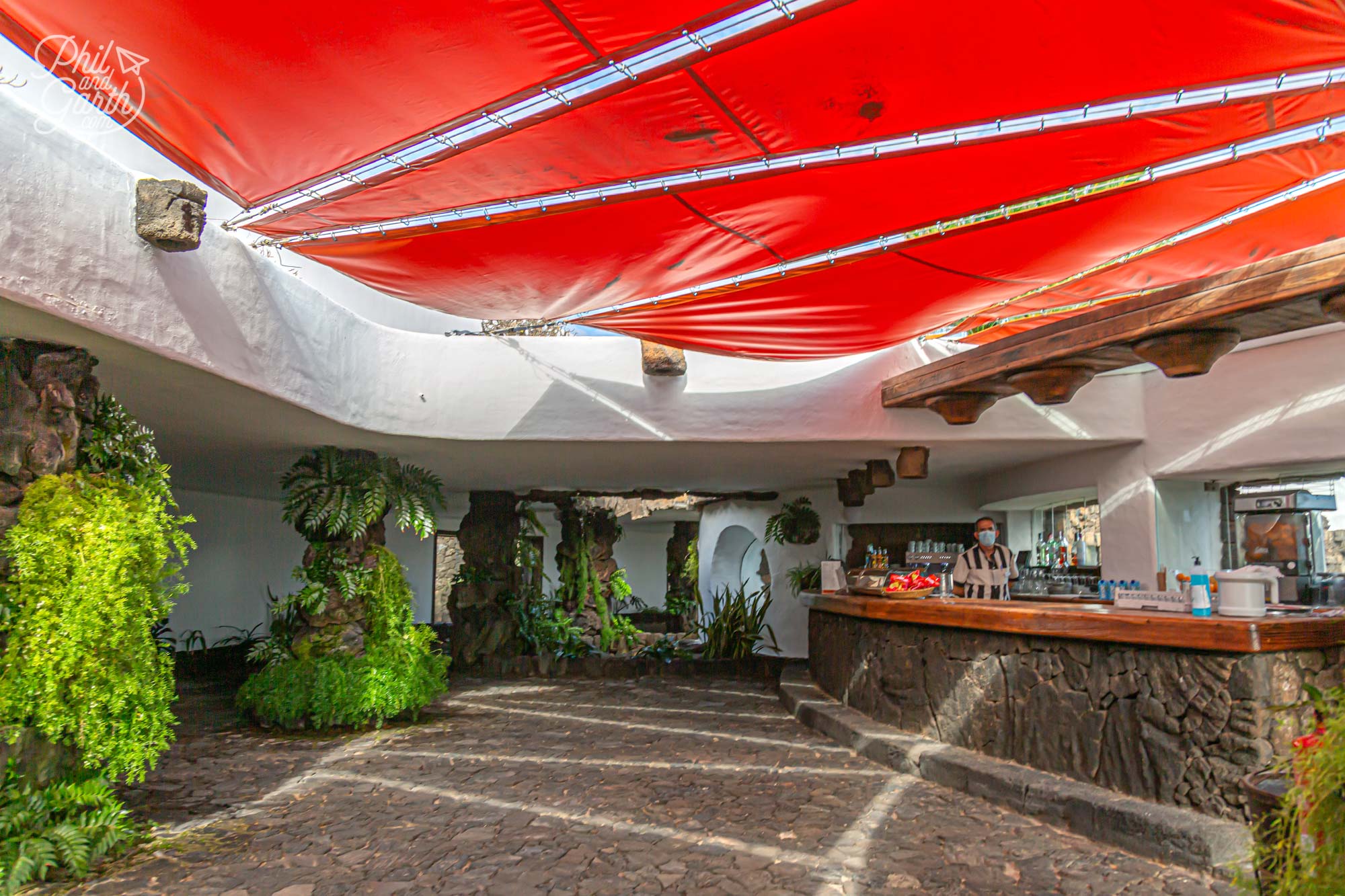 The bar at Jameos del Agua