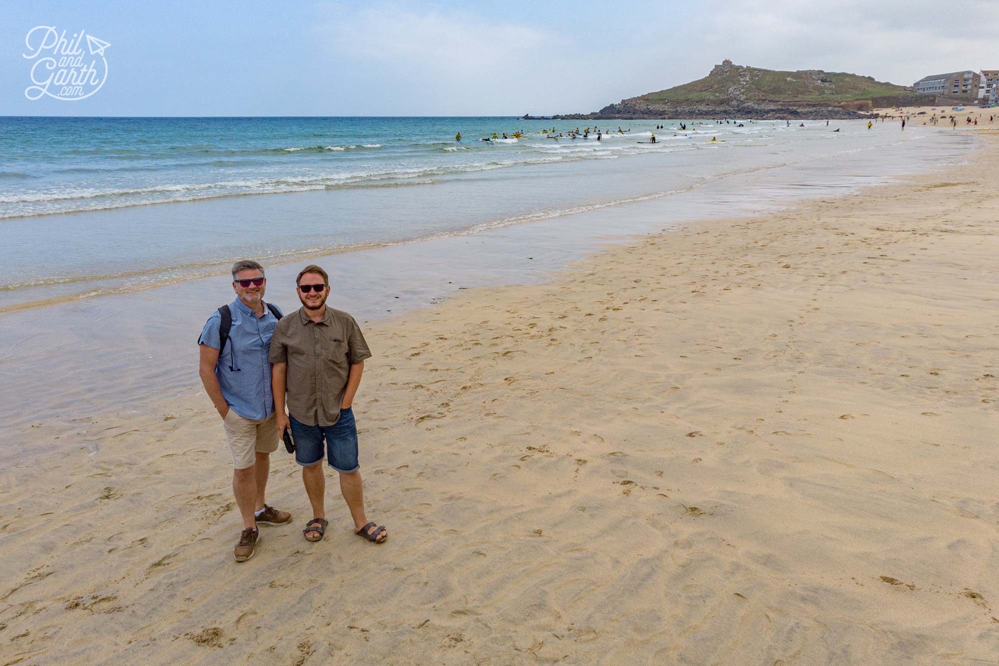 Lovely Porthmeor Beach right in front of the Tate gallery