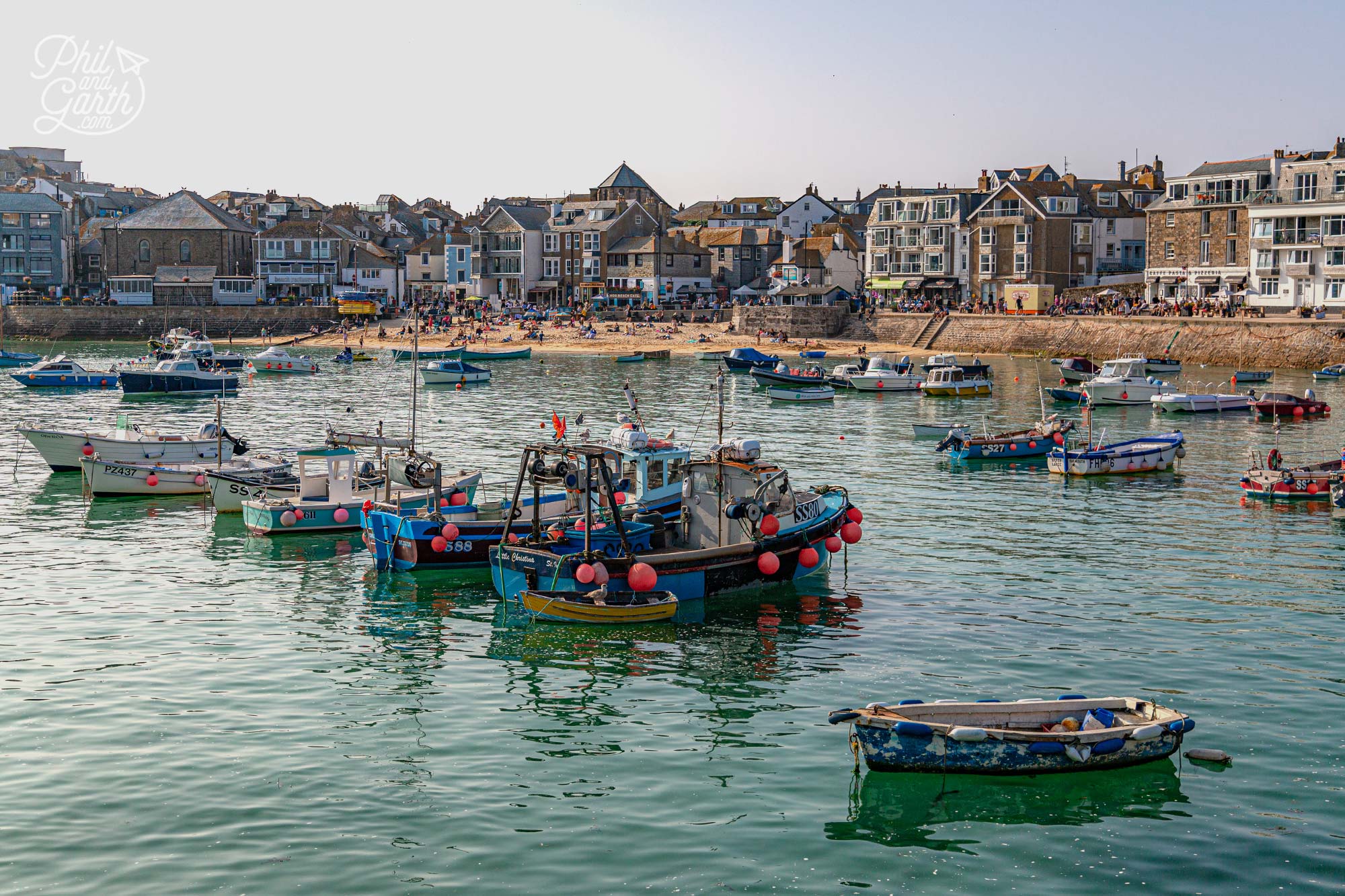 Picturesque St Ives has a delightful harbour featuring a small beach