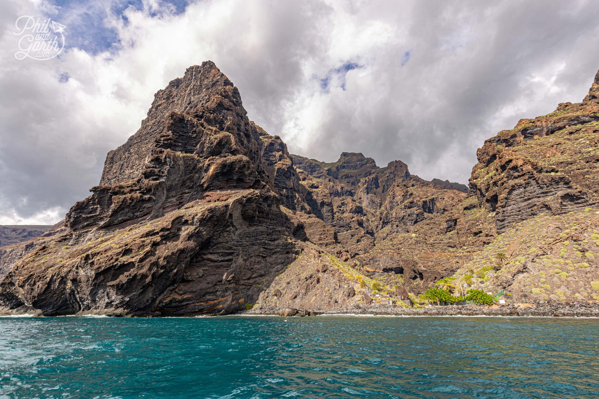 Another striking rock face at Los Gigantes