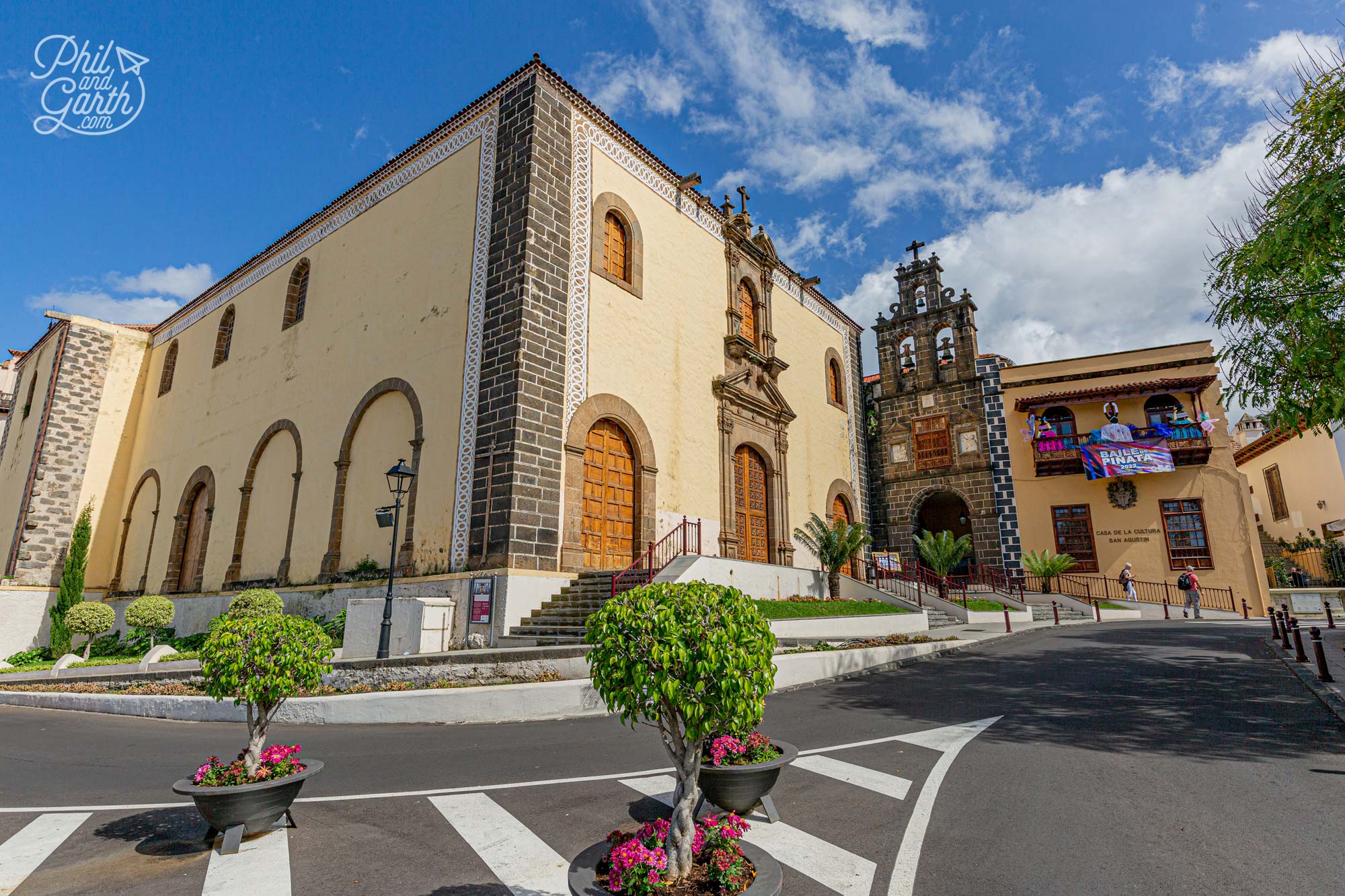 Iglesia de San Agustin - this church and former monastery was built in the 17th century. La Orotava, Tenerife, Spain