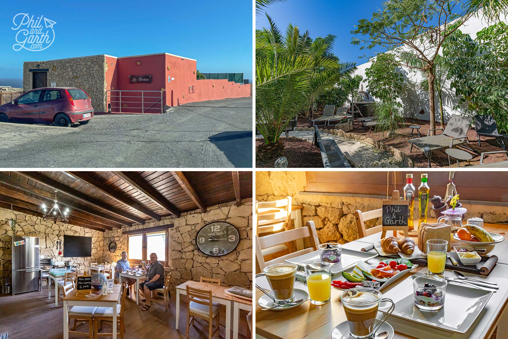 Incredible value breakfasts at Finca La Barca B&B Tenerife