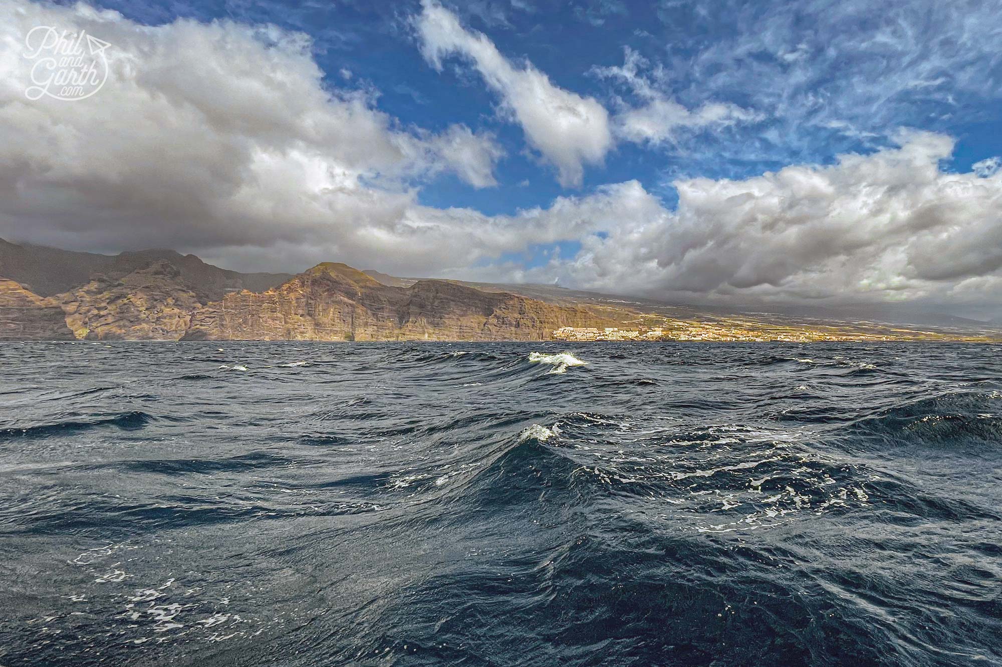 Los Gigantes is a hotspot for dolphin and whale watching boat trips