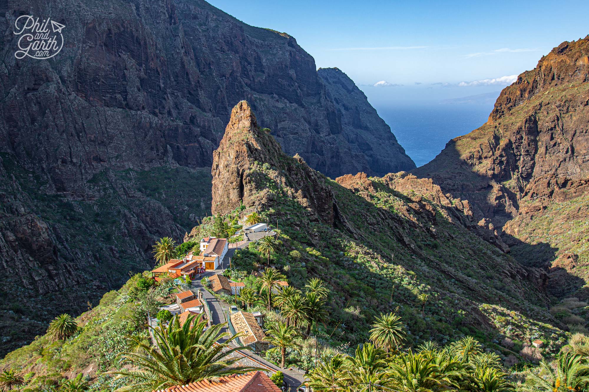 What an incredible sight - the Masca village high up in the mountains with an altitude of 650m