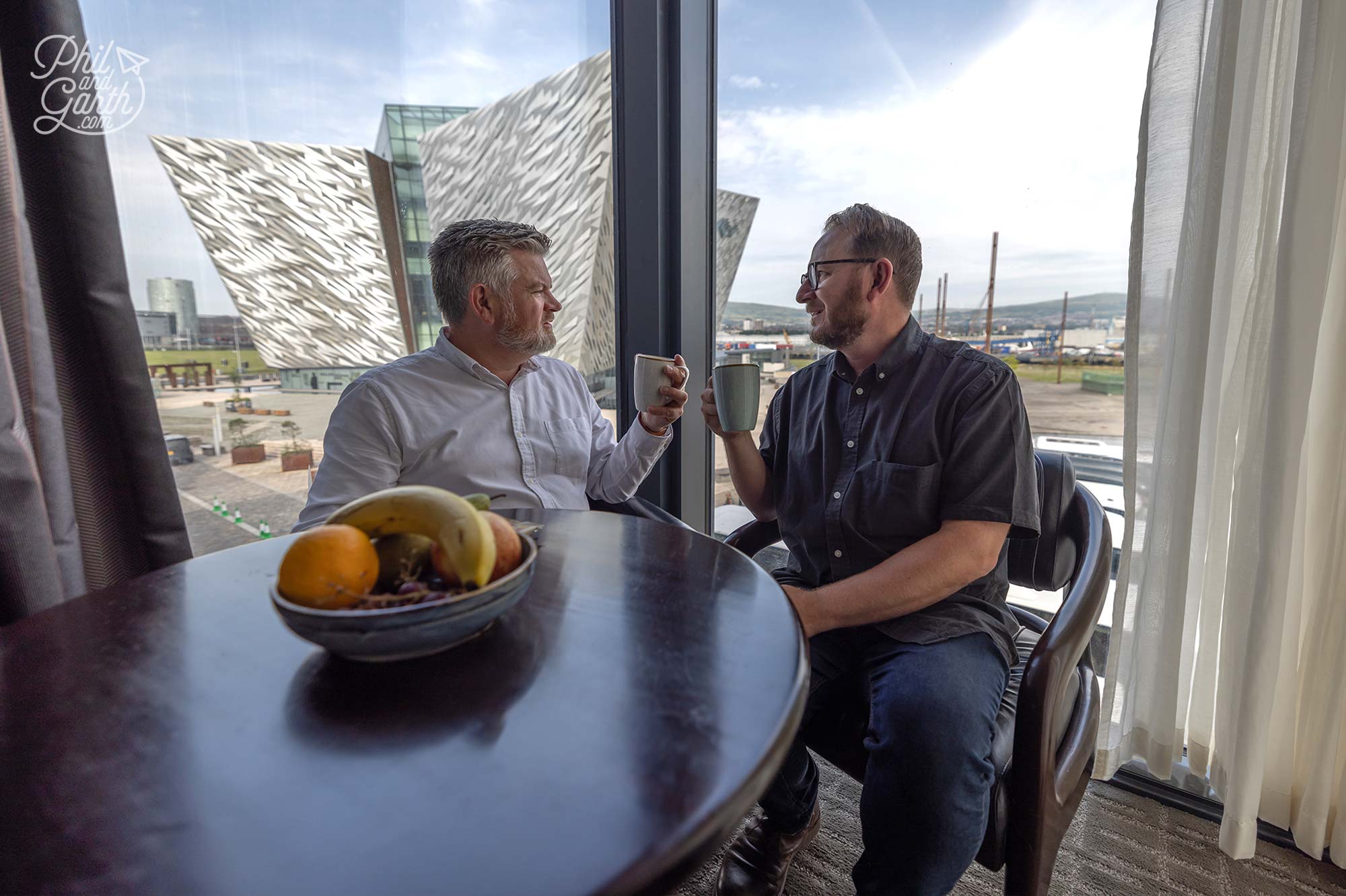 Fabulous view of the Titanic Belfast museum