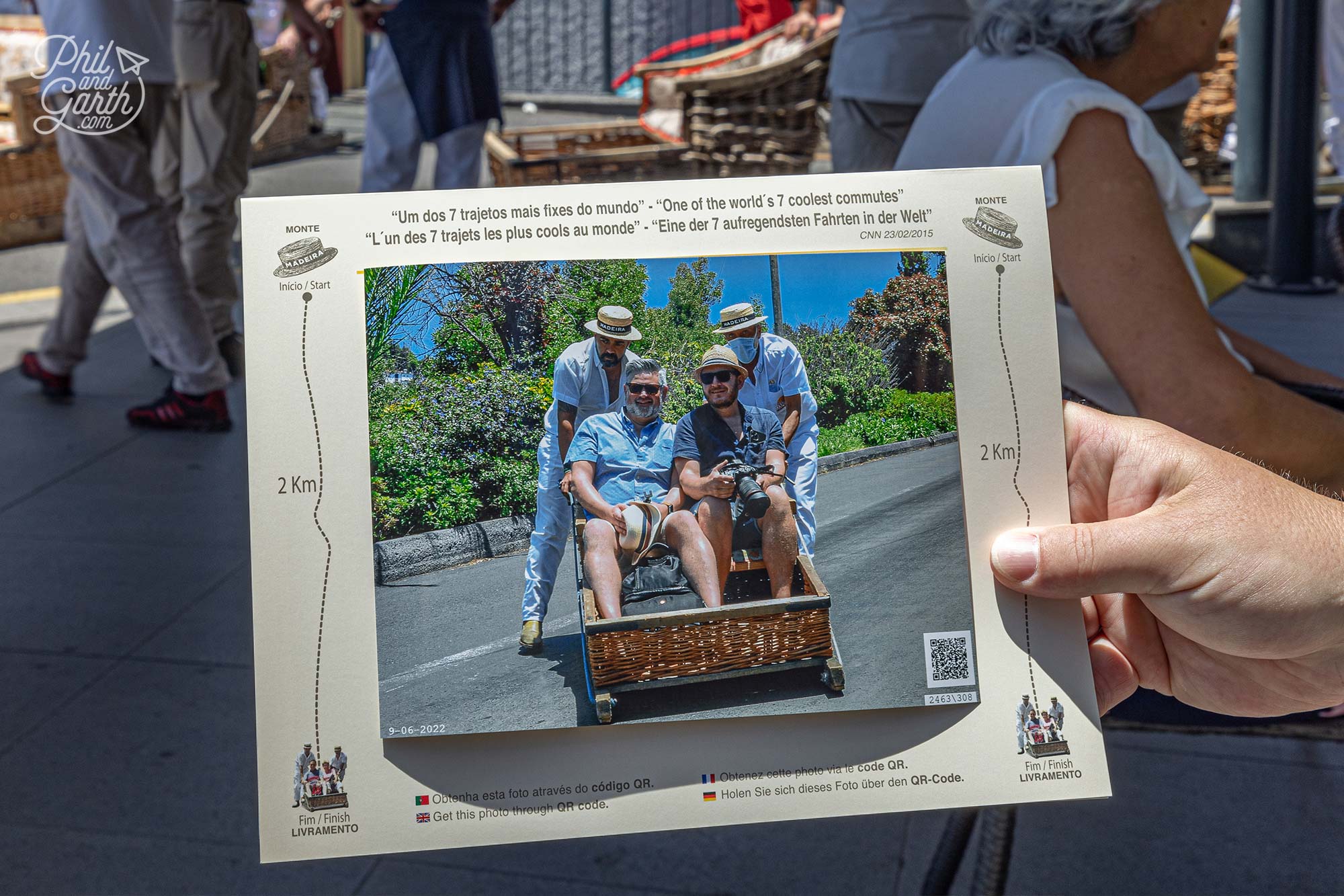 At the end of the ride you can purchase a souvenir photo