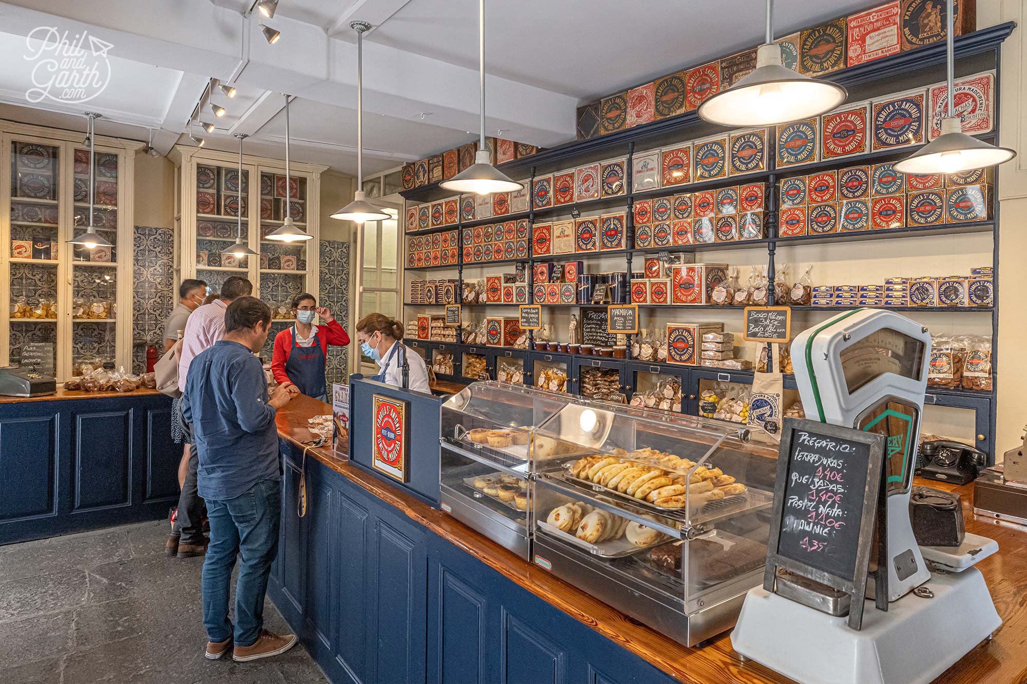 Fábrica Santo Antonio bakery for sweet treats - we loved this place!