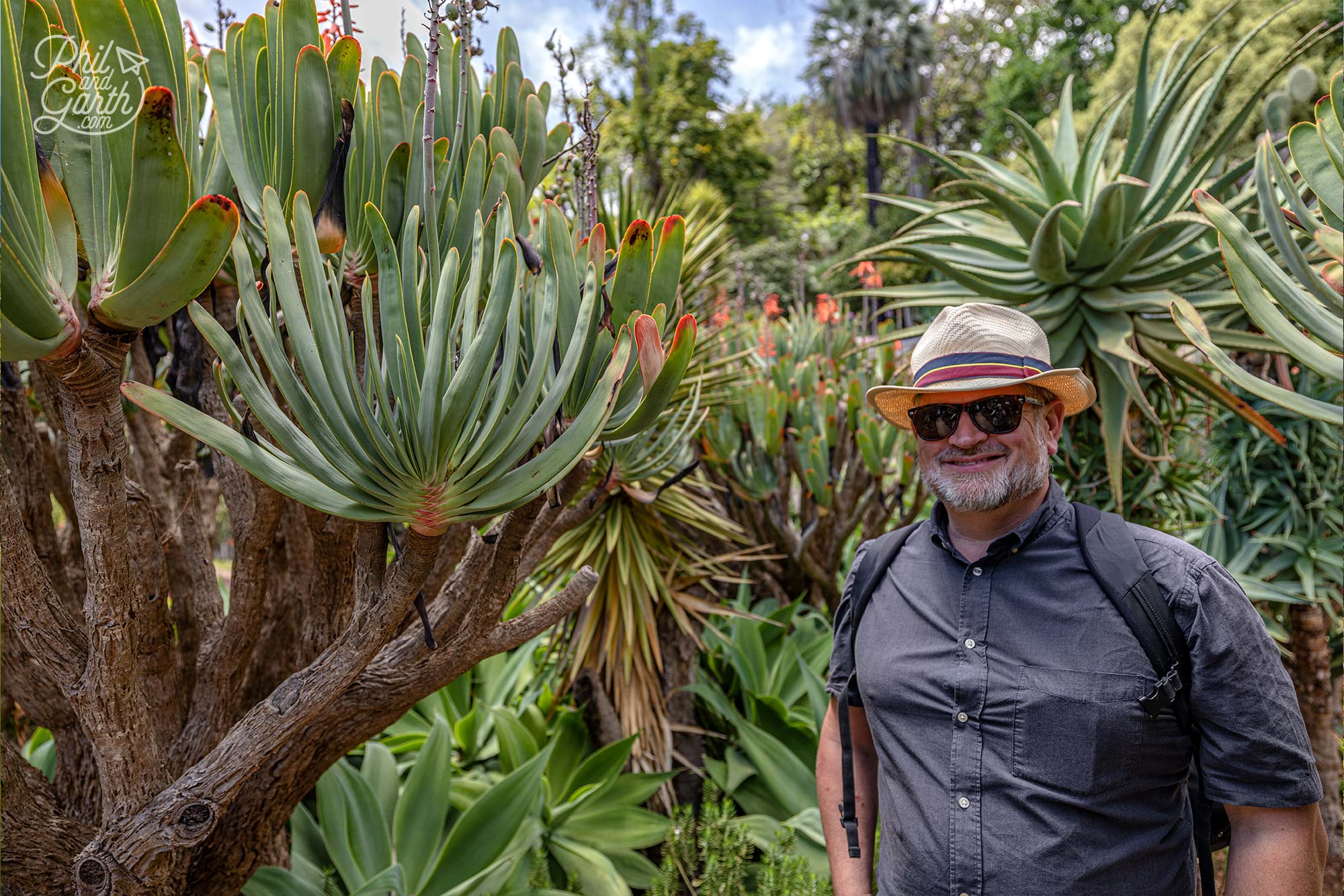 Madeira's Botanical Garden features over 2,000 exotic plants