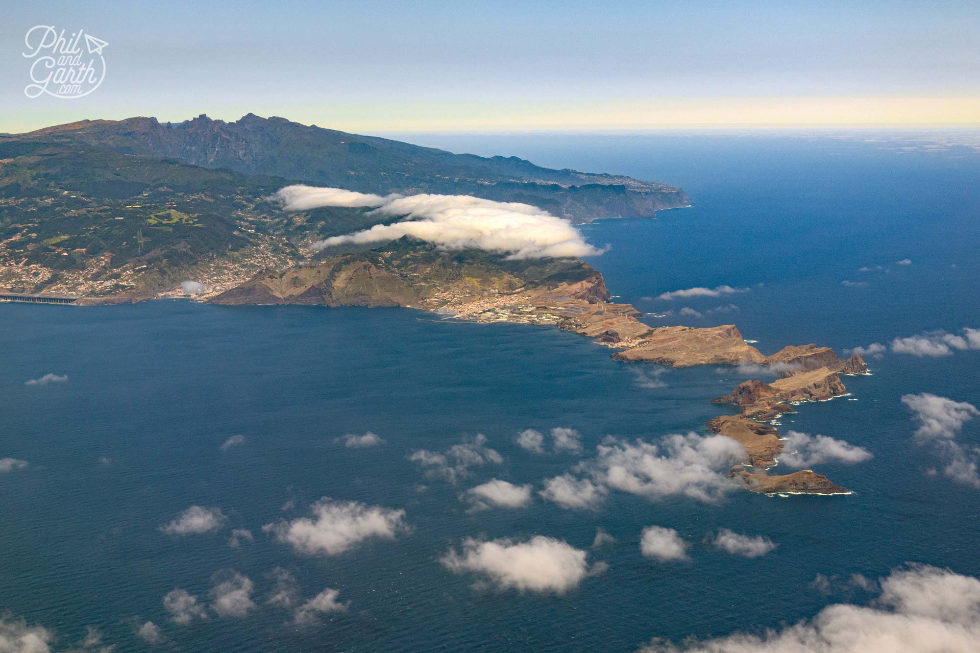 Ponta de São Lourenço as seen on the plane home