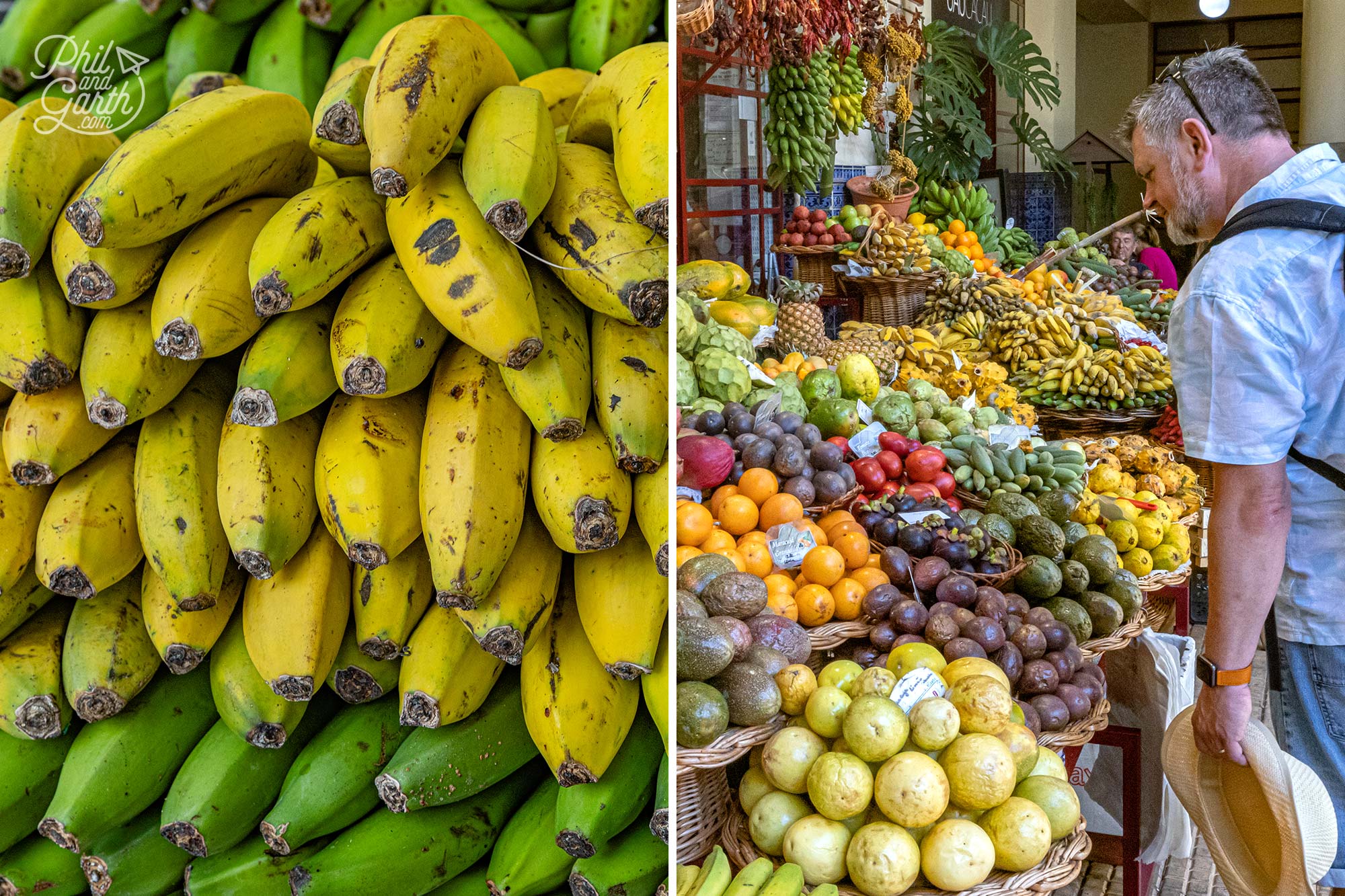 There's lots of varieties of passion fruit grown on Madeira, purple passion fruit is most associated with the island