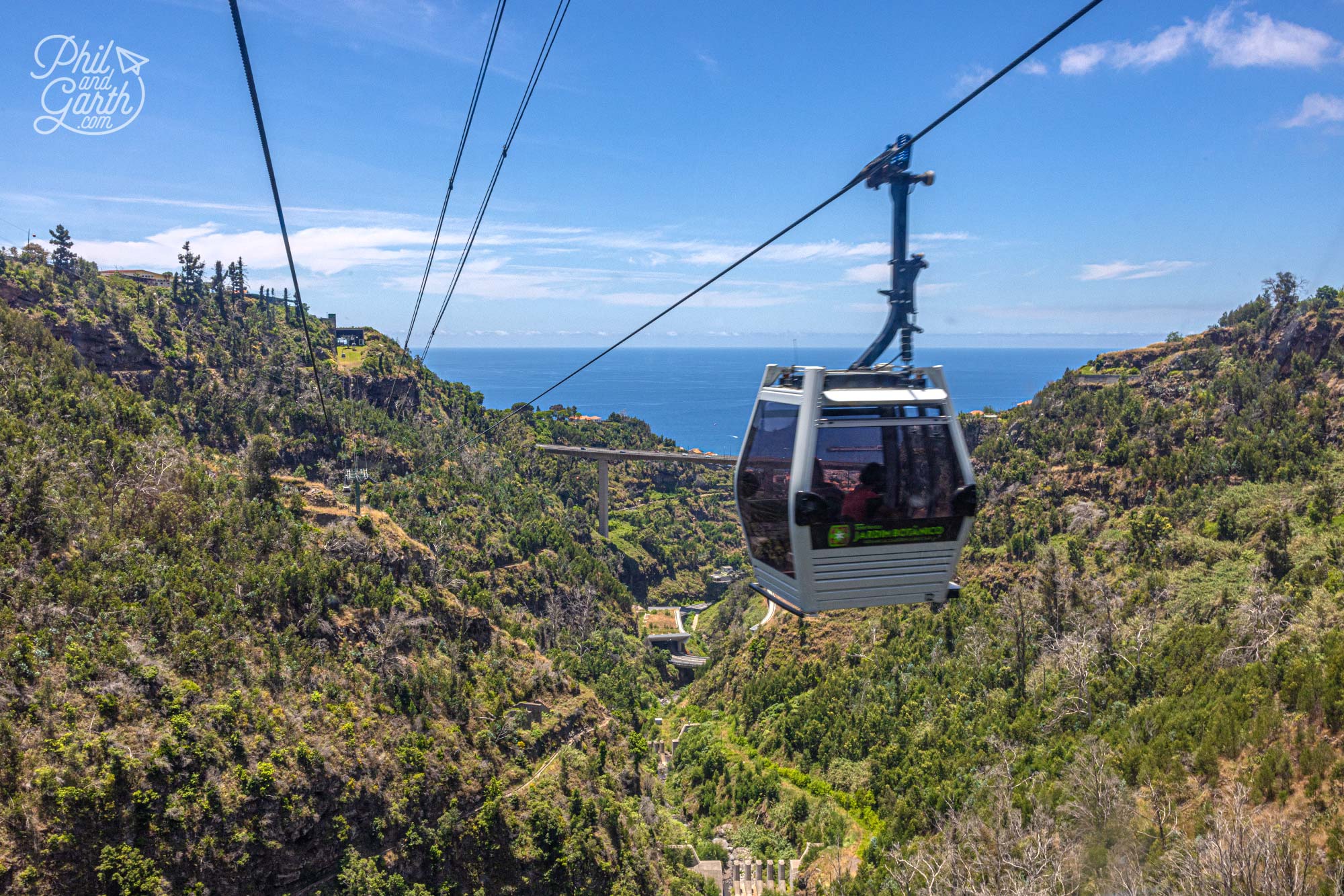 You need to take a second cable car from Monte to reach the Botanic Garden Maderia
