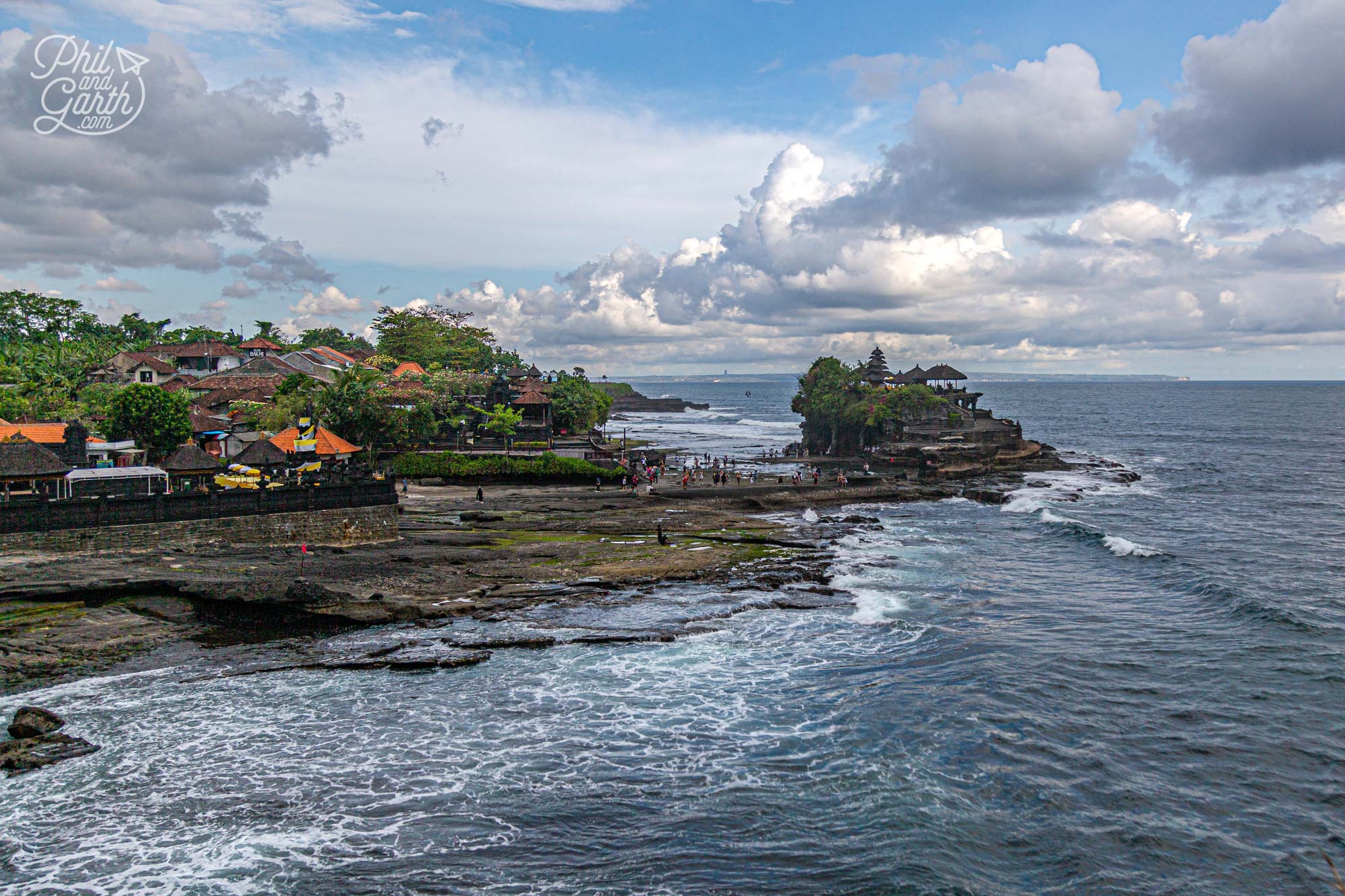 In Balinese, Tanah Lot means “land in the sea”