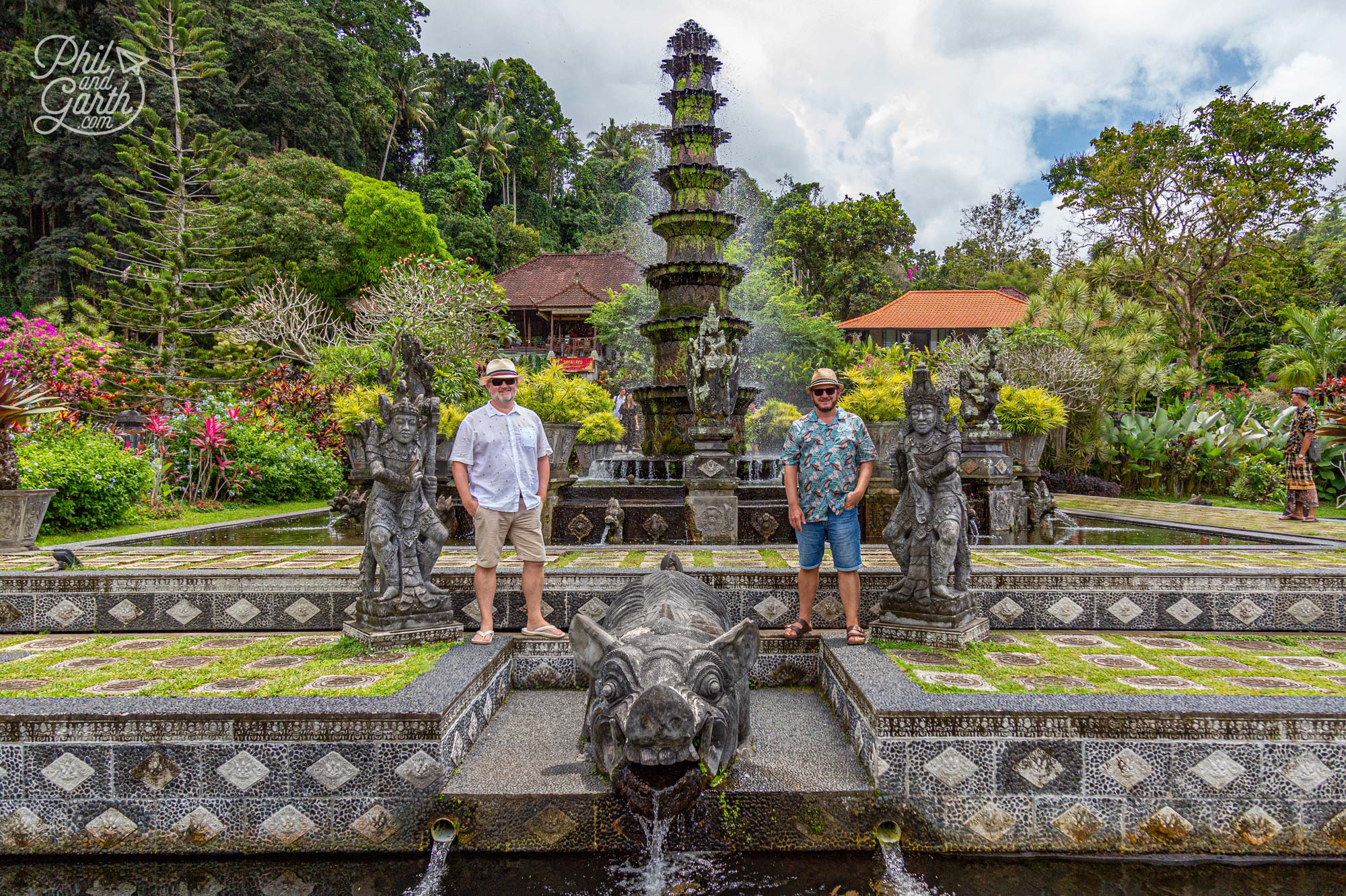 The Tirta Gangga Water Palace on the East of the island is beautiful