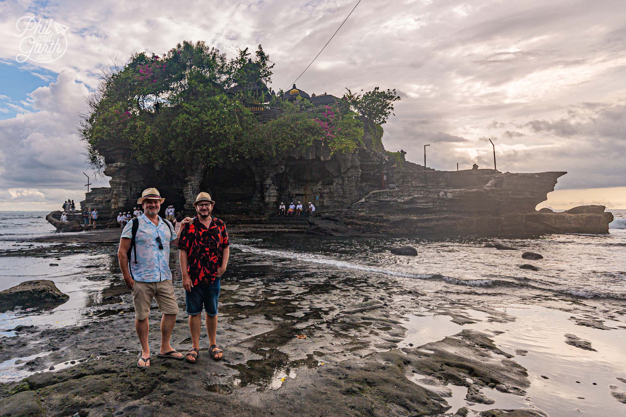Pura Tanah Lot is one of Bali’s most famous temples, which you can reach at low tide