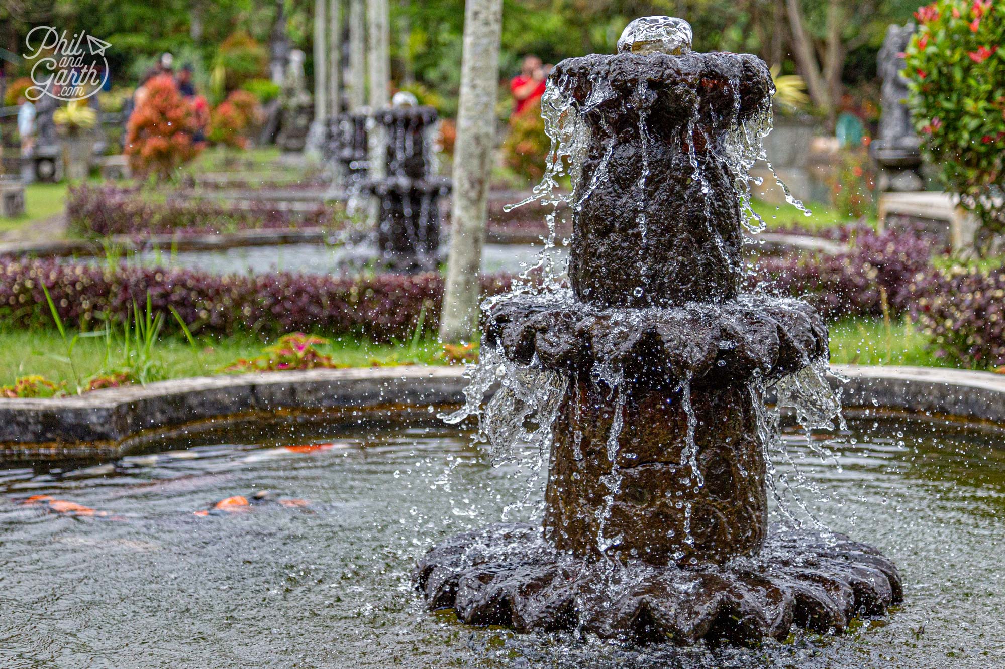 So many fountains and water spouts to photograph with a high speed shutter