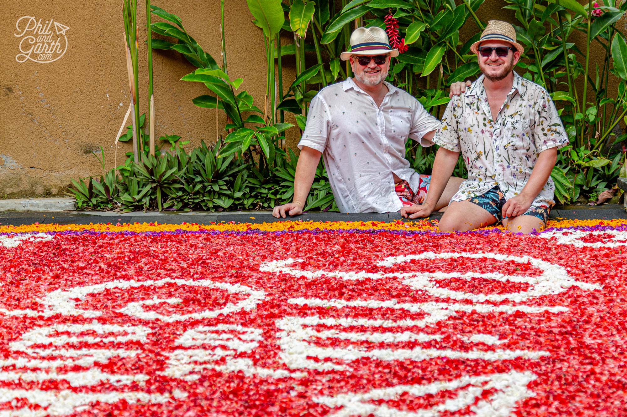 The flower pool was a huge bucket list tick for us!